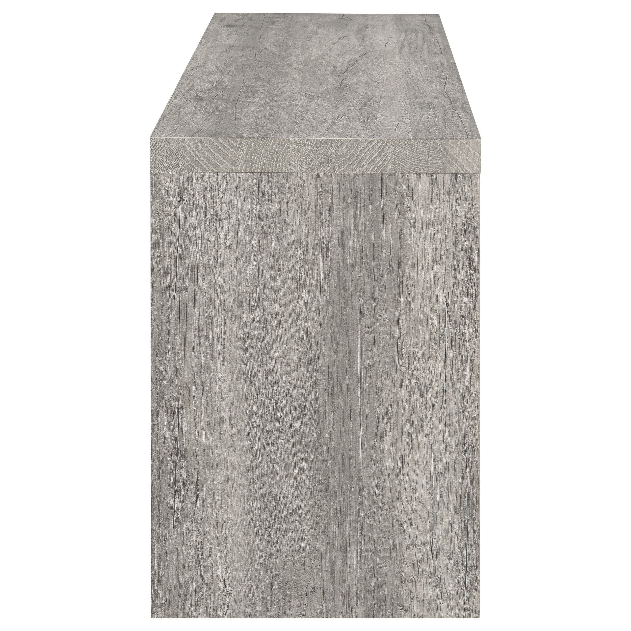 Burke 2-drawer Engineered Wood 59-inch TV Stand Grey Driftwood — view 8