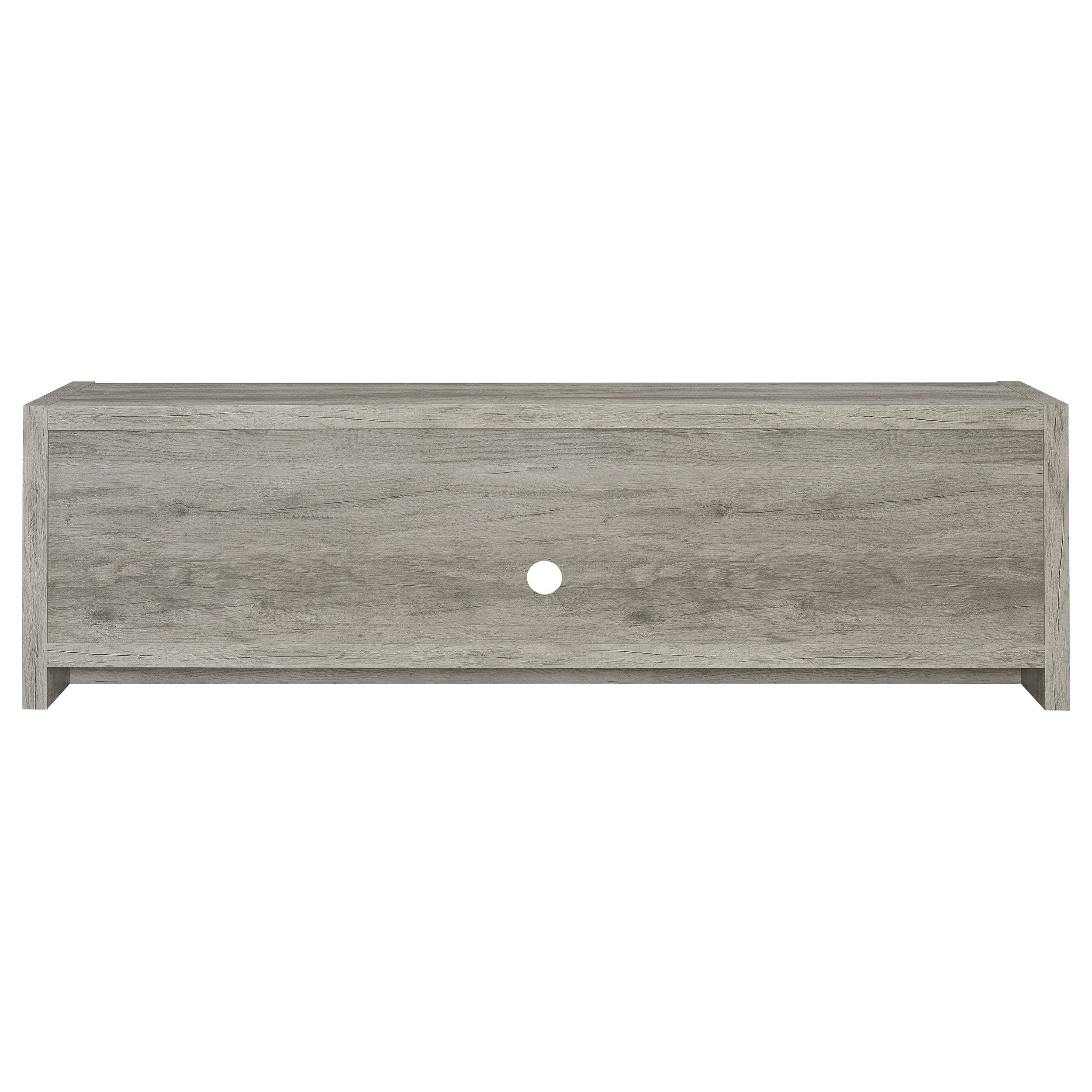 Burke 2-door Engineered Wood 71-inch TV Stand Grey Driftwood — view 7