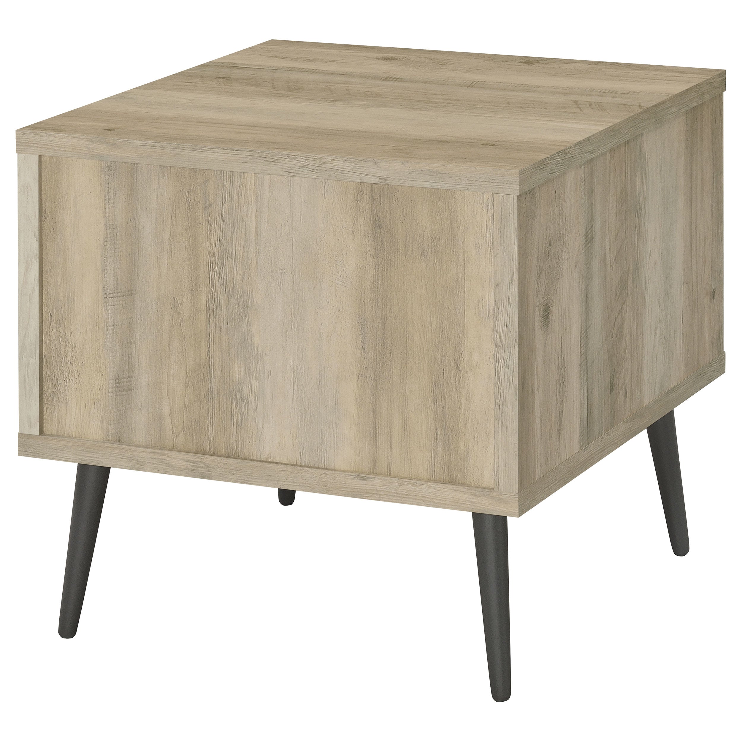 Welsh Square Engineered Wood Side End Table Distressed Pine — view 8