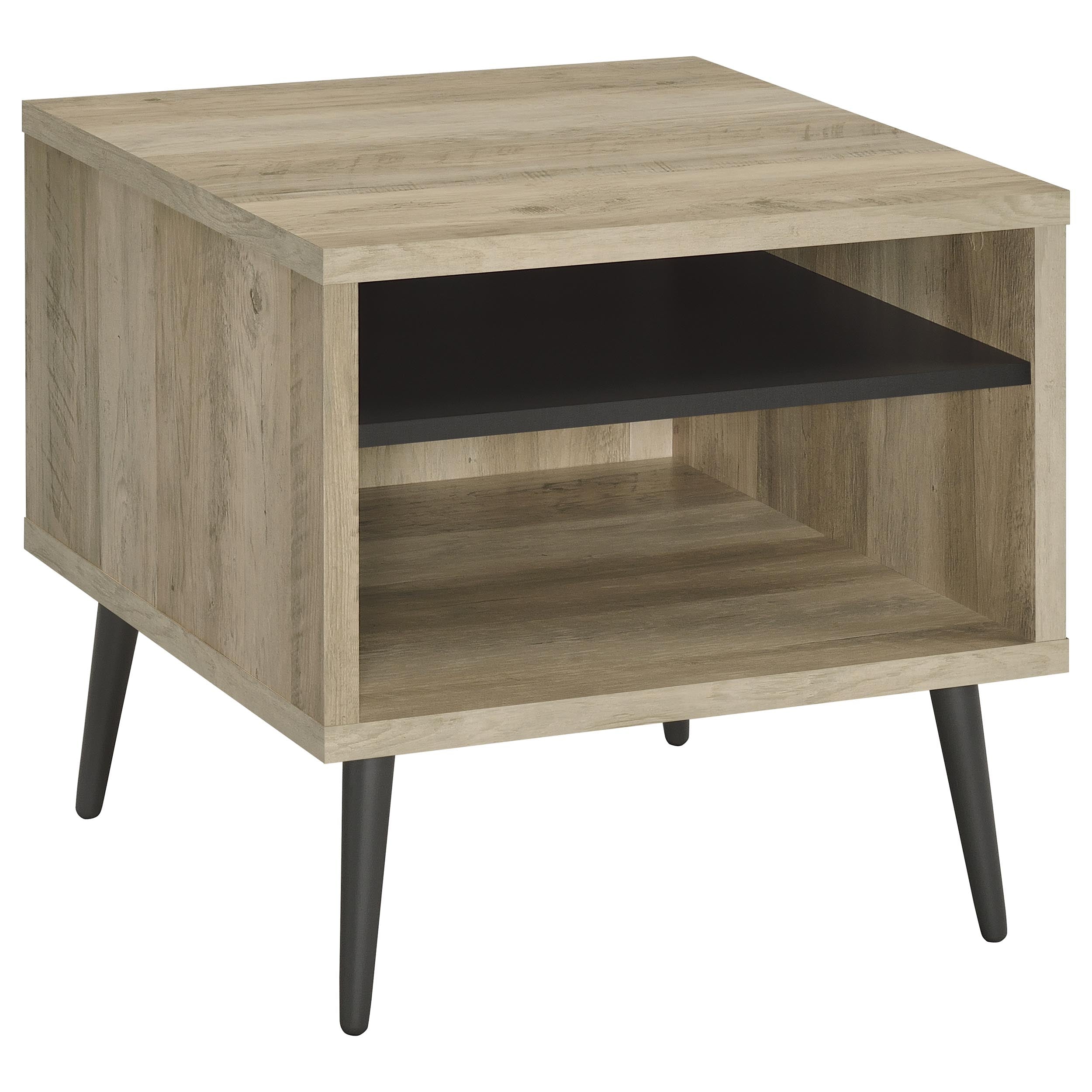 Welsh 3-piece Coffee and End Table Set Distressed Pine — view 3