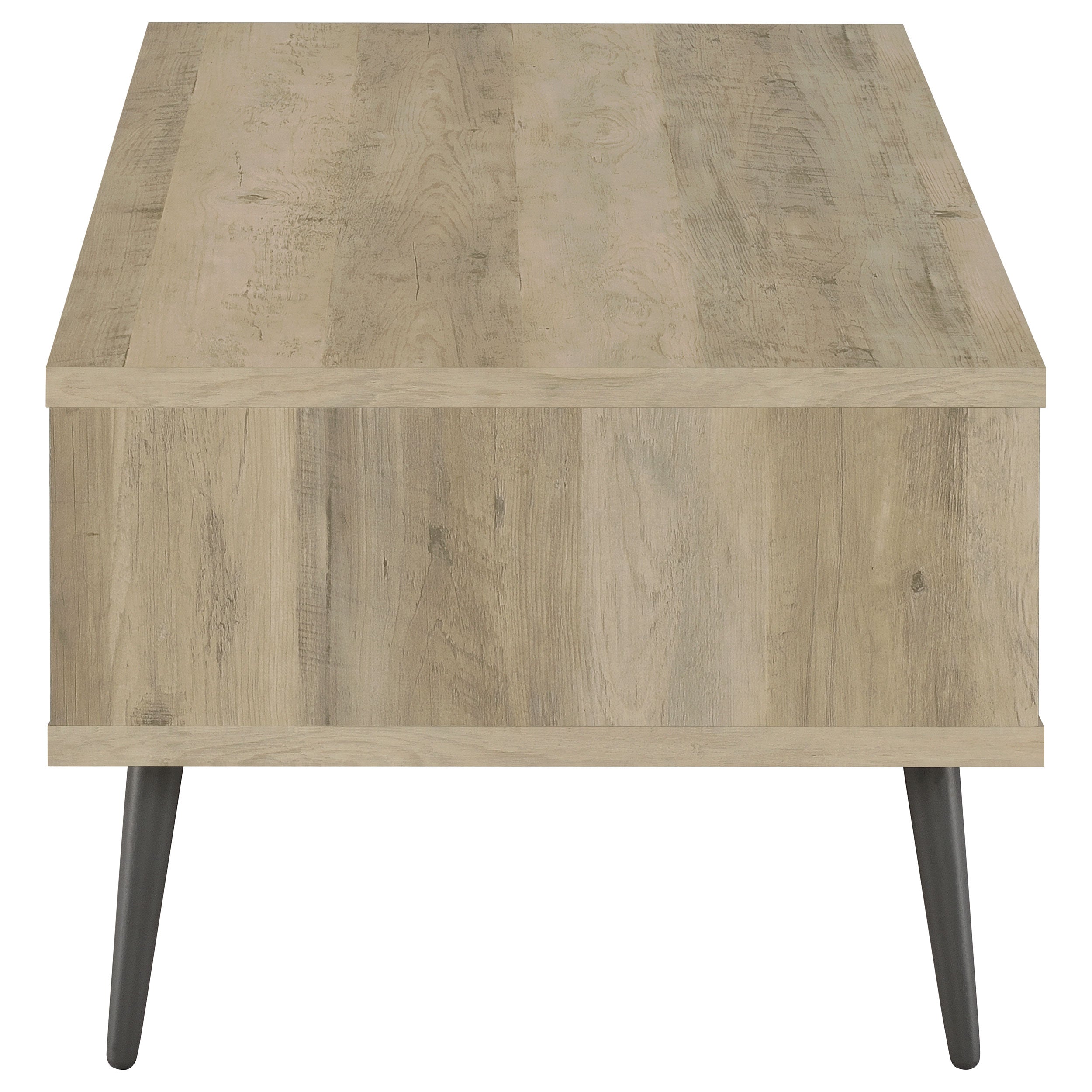 Welsh 1-drawer Engineered Wood Coffee Table Distressed Pine — view 5