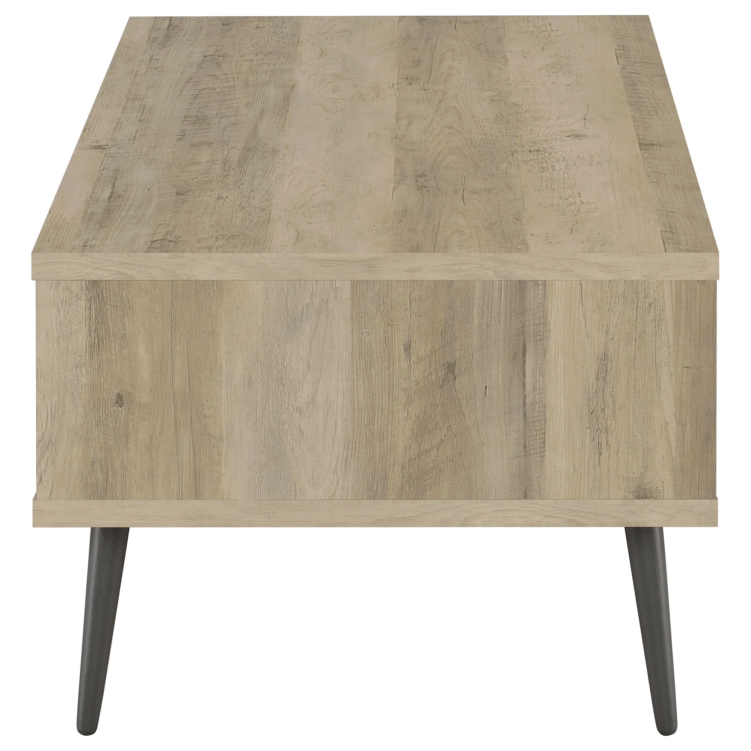 Welsh 1-drawer Engineered Wood Coffee Table Distressed Pine — view 9