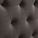 Capstone - Swivel Barrel Chair With Nailhead Accents And Button Tufting