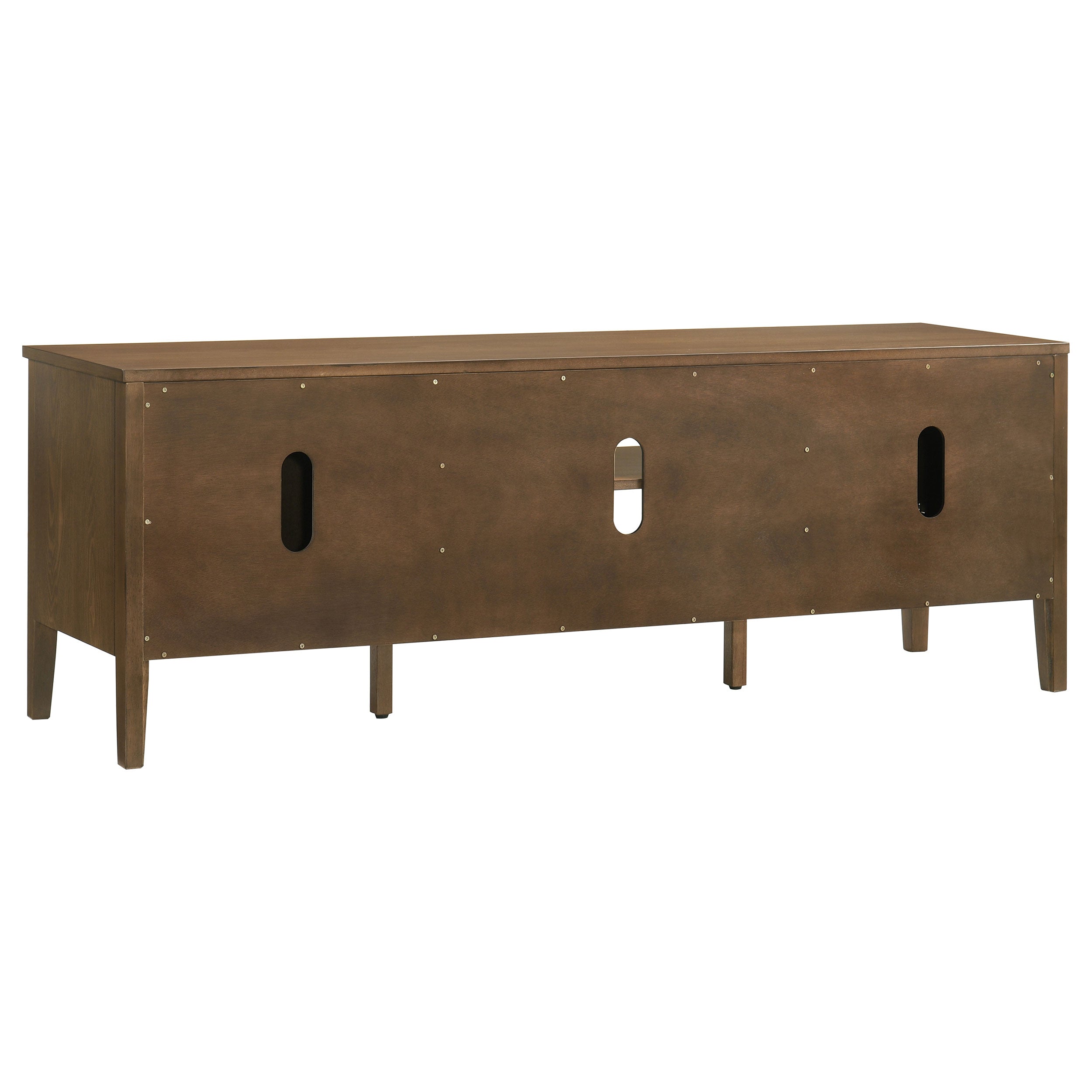 Thori 63-inch 2-door TV Stand Media Console Dark Brown — view 7