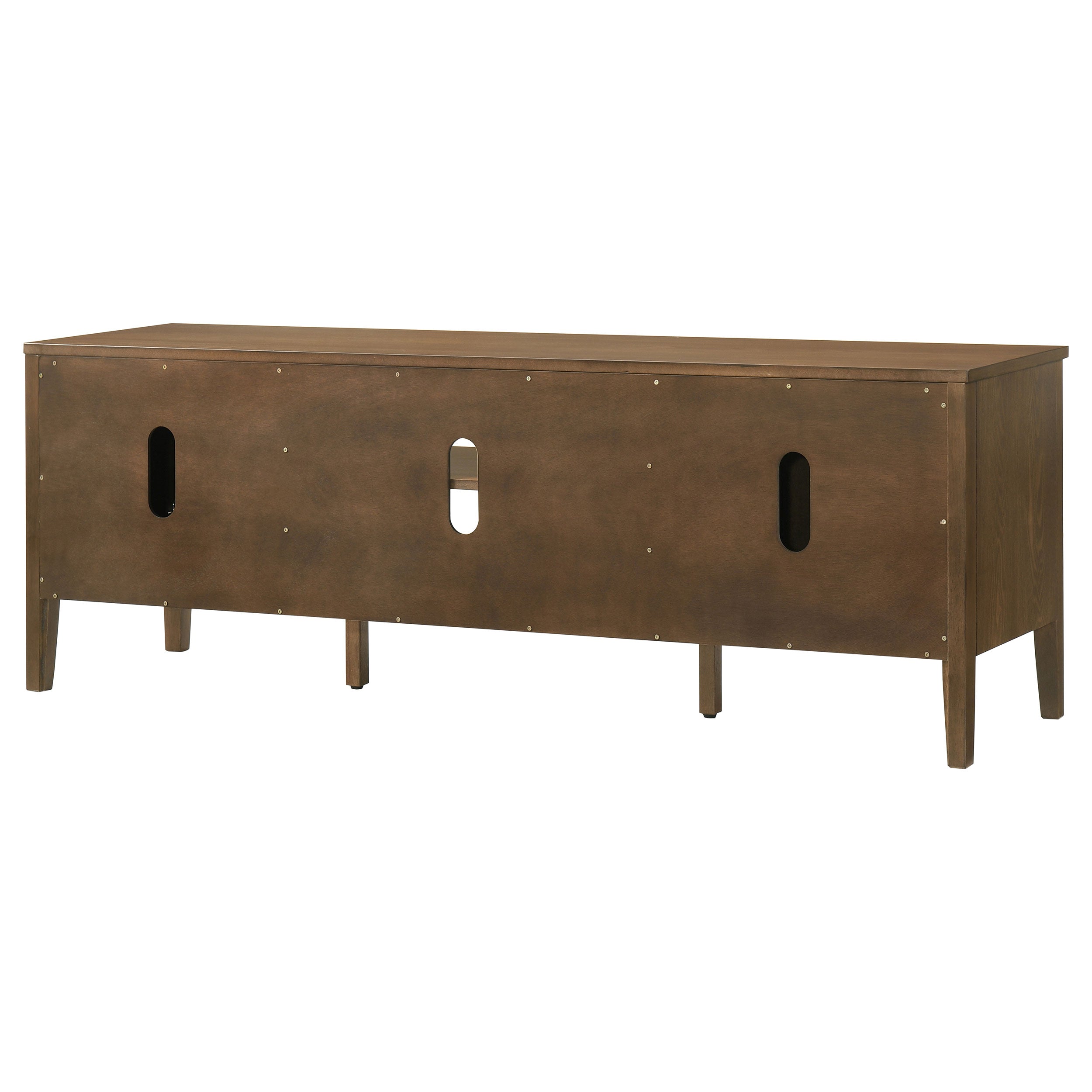 Thori 63-inch 2-door TV Stand Media Console Dark Brown — view 9