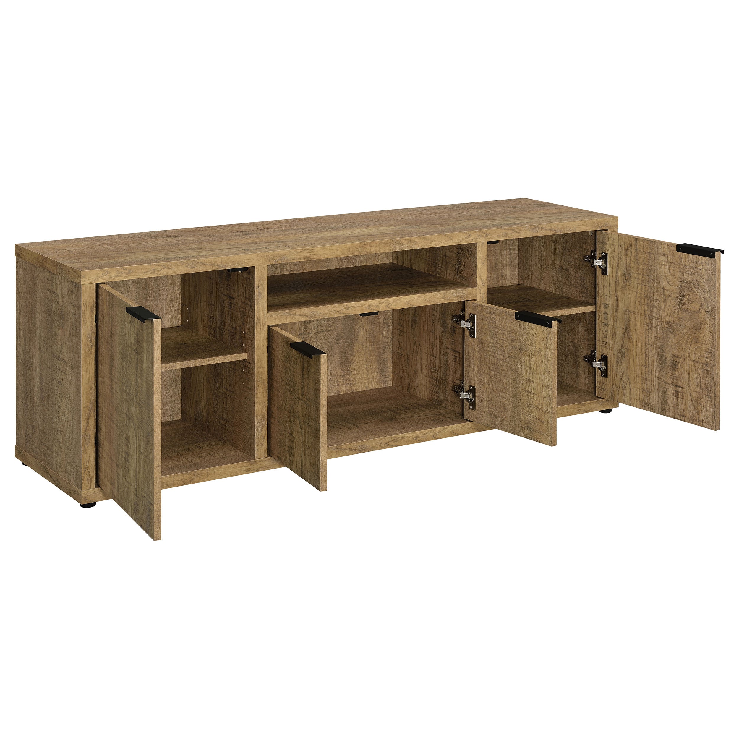 Tabby 4-door Engineered Wood 60-inch TV Stand Mango — view 3