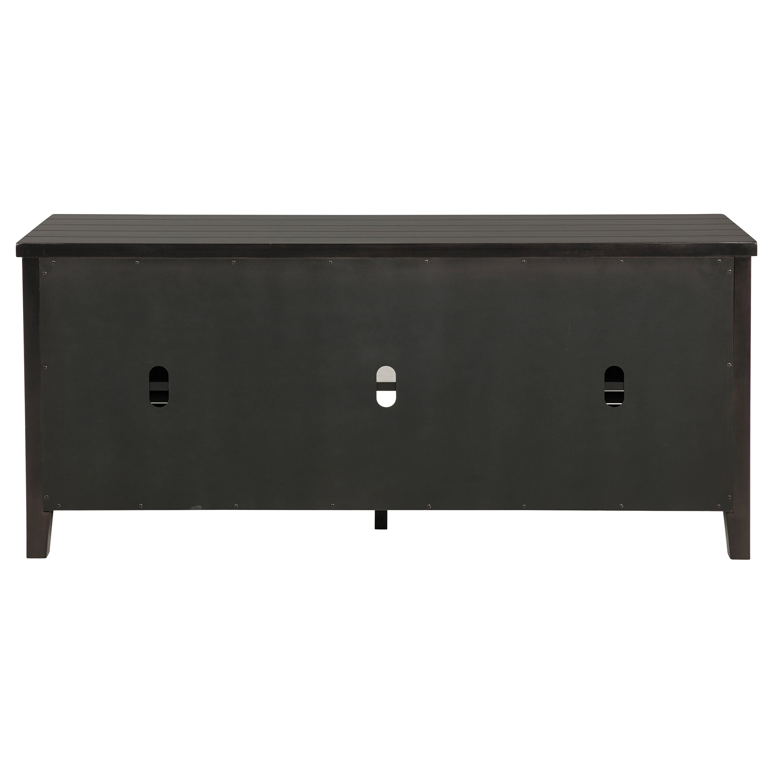 Concord 2-door 60-inch TV Stand Console Distressed Java — view 8