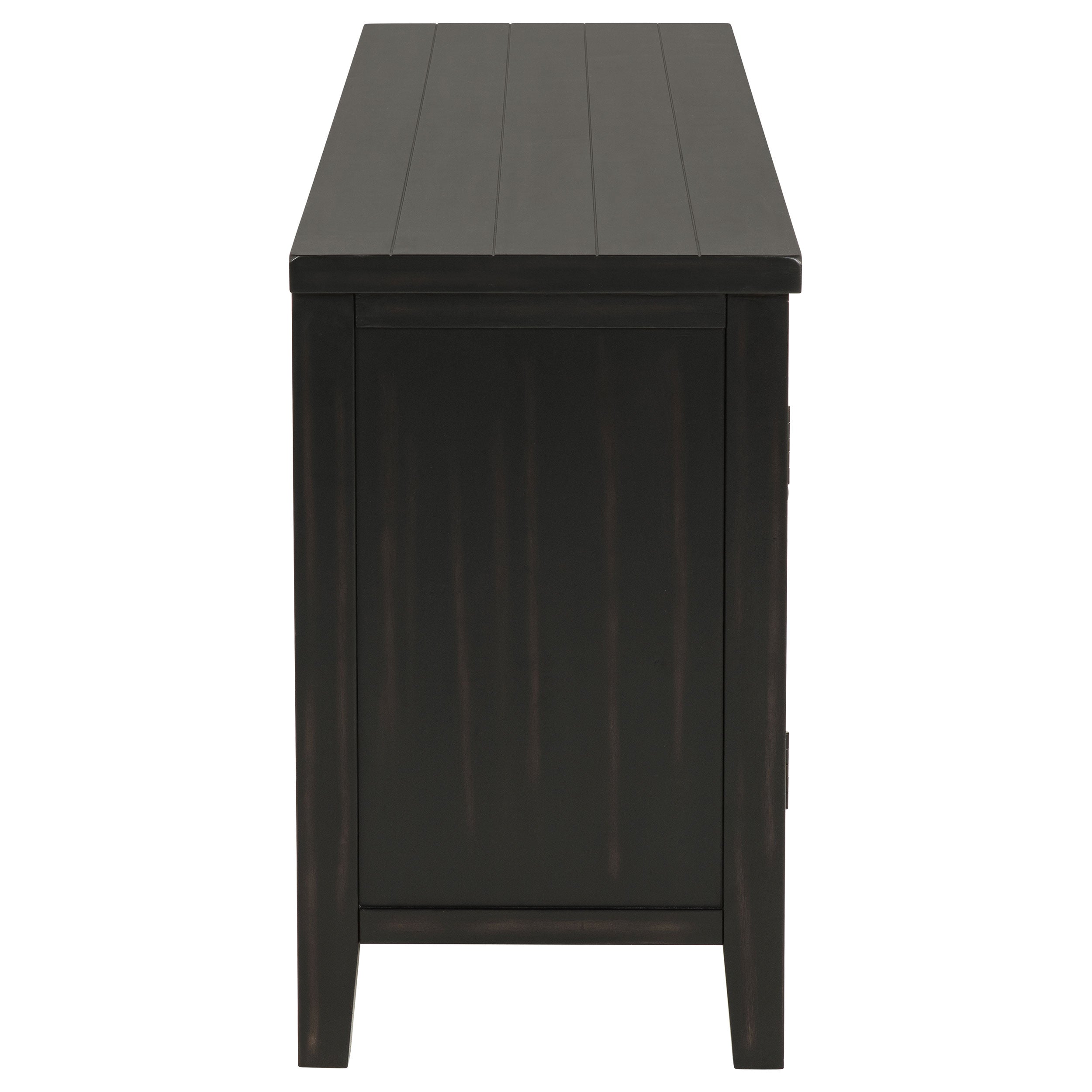 Concord 2-door 60-inch TV Stand Console Distressed Java — view 10