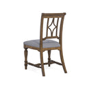 Plymouth - Uph Dining Chair - Medium Brown Finish - Atlantic Fine Furniture Inc