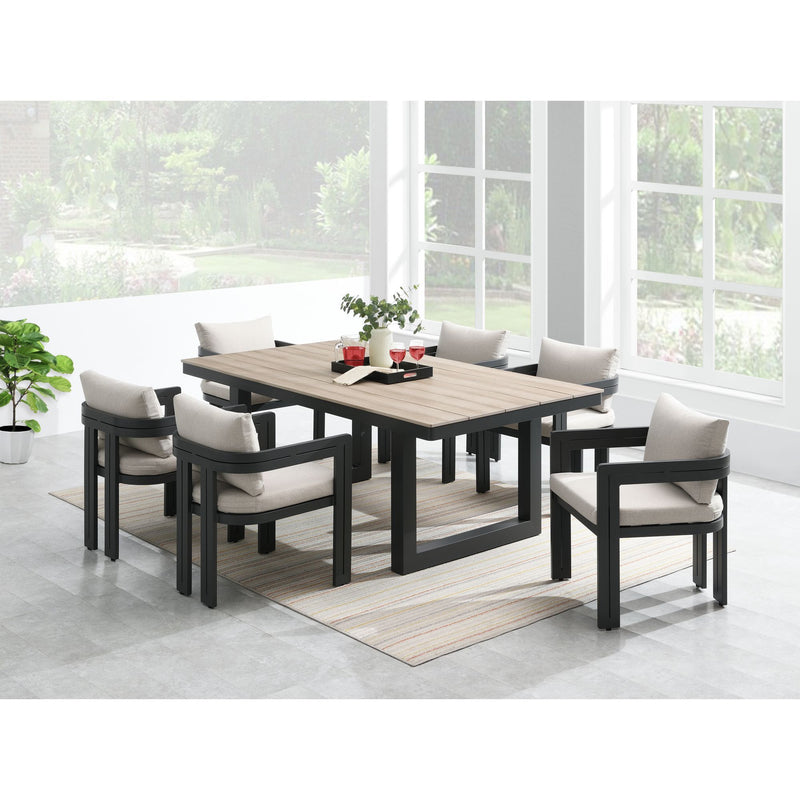 Costa - Dining Table - Black And Tan