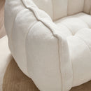Soft Chenille Bean Bag Chair With High Resilient Foam