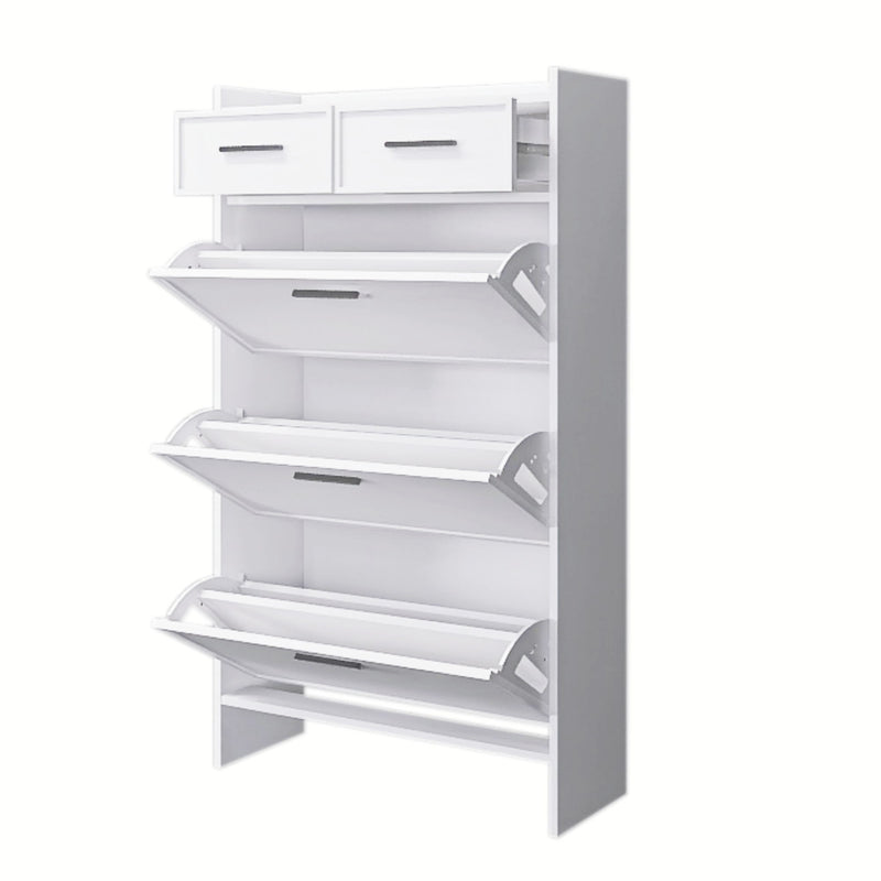 3 Doors Shoe Cabinet With 2 Drawers
