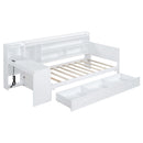 Daybed With 3 Drawers USB Ports And Desk