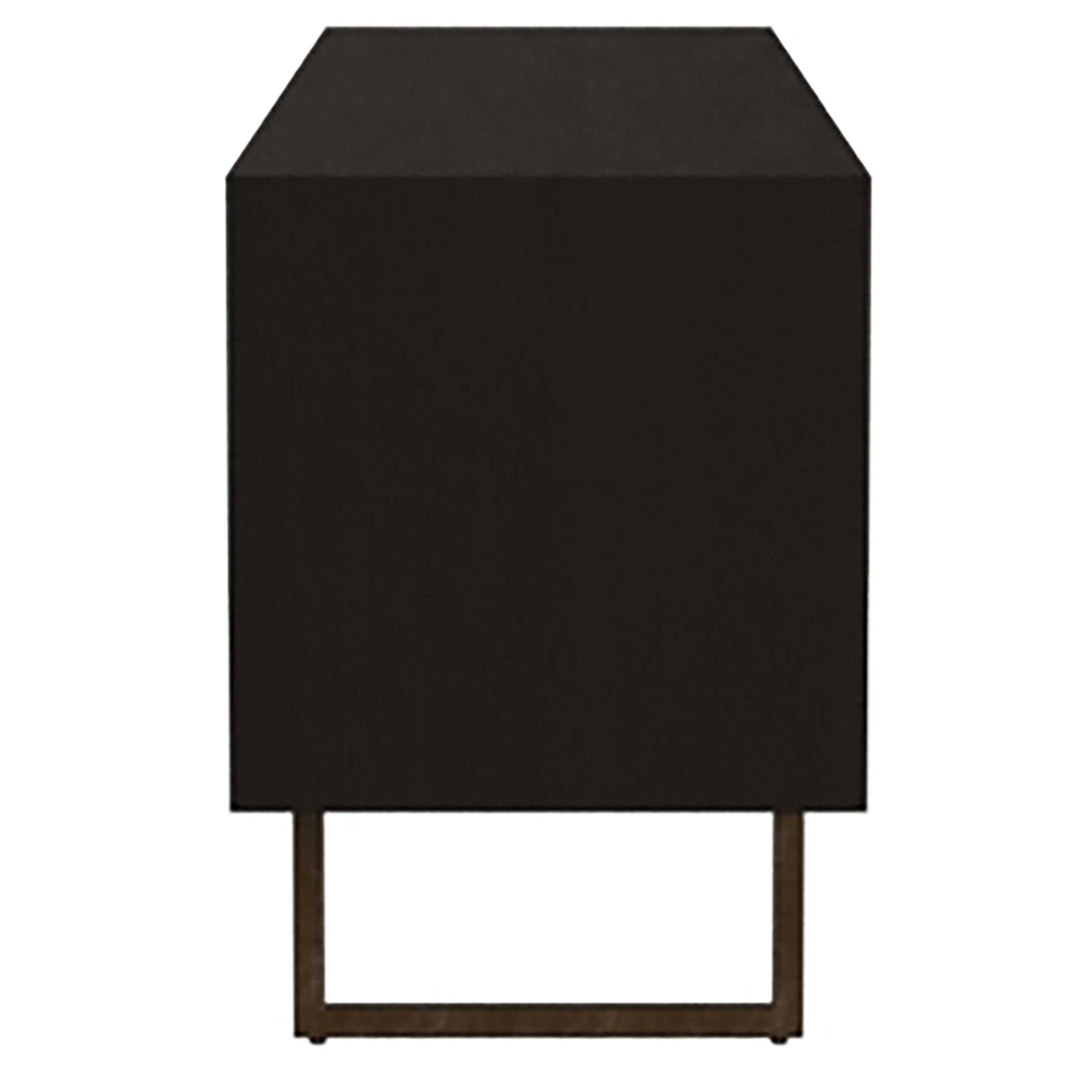 Marsden 2-door Mango Wood 70-inch TV Stand Charcoal Black — view 7