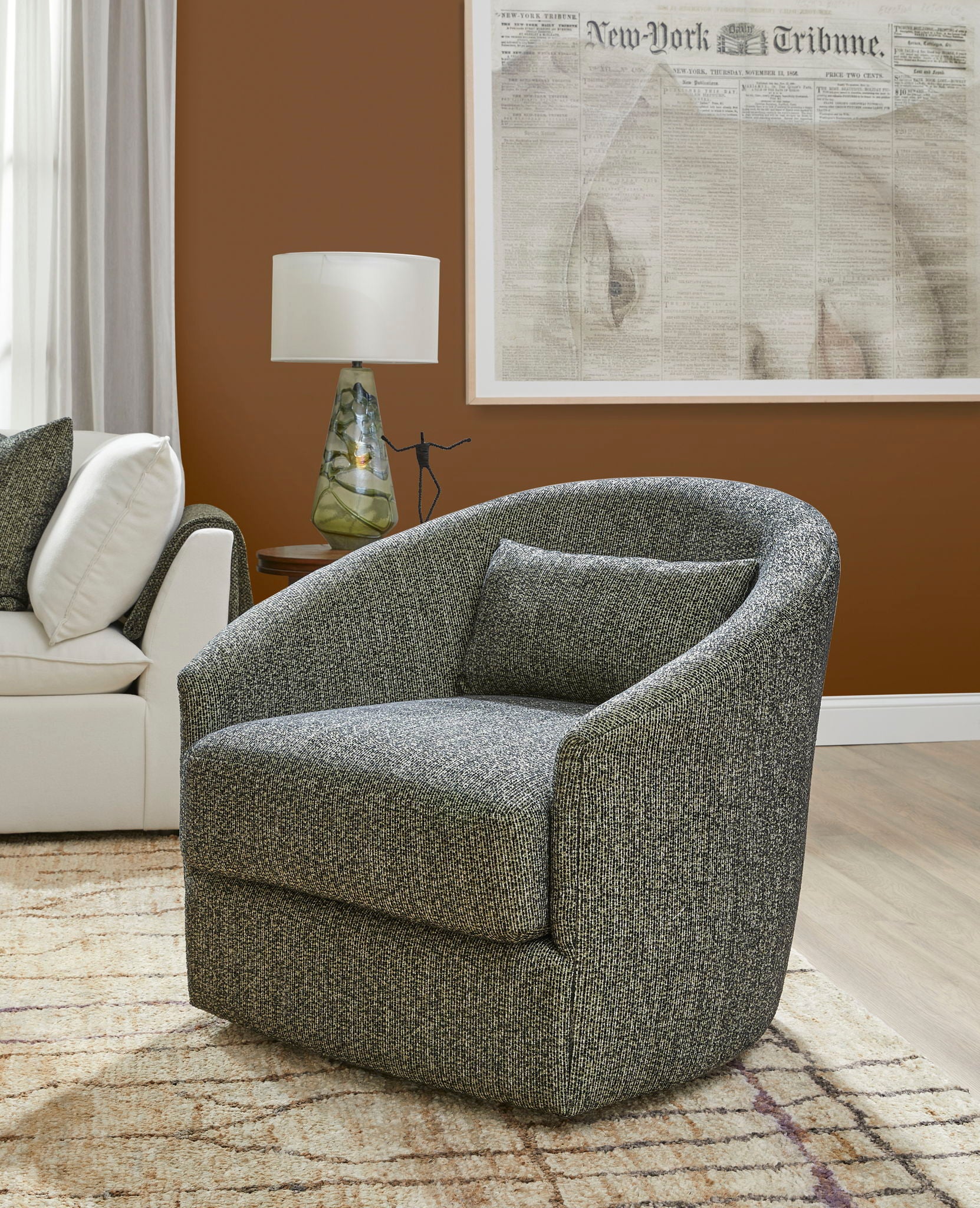 Benjamin - Fabric Swivel Chair