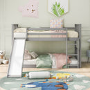 Bunk Bed With Convertible Ladder And Slide