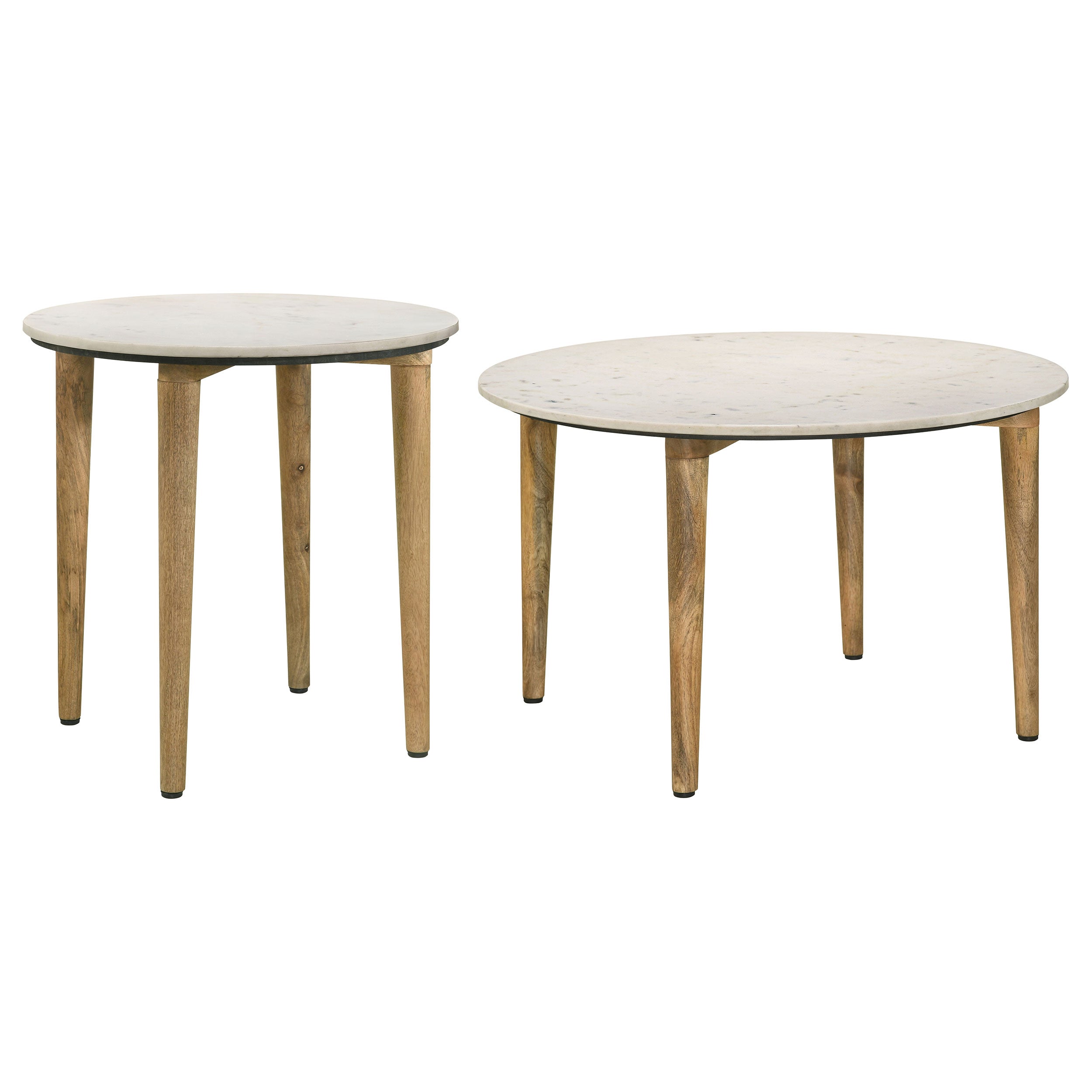 Aldis 2-piece Coffee and End Table Set White — view 2