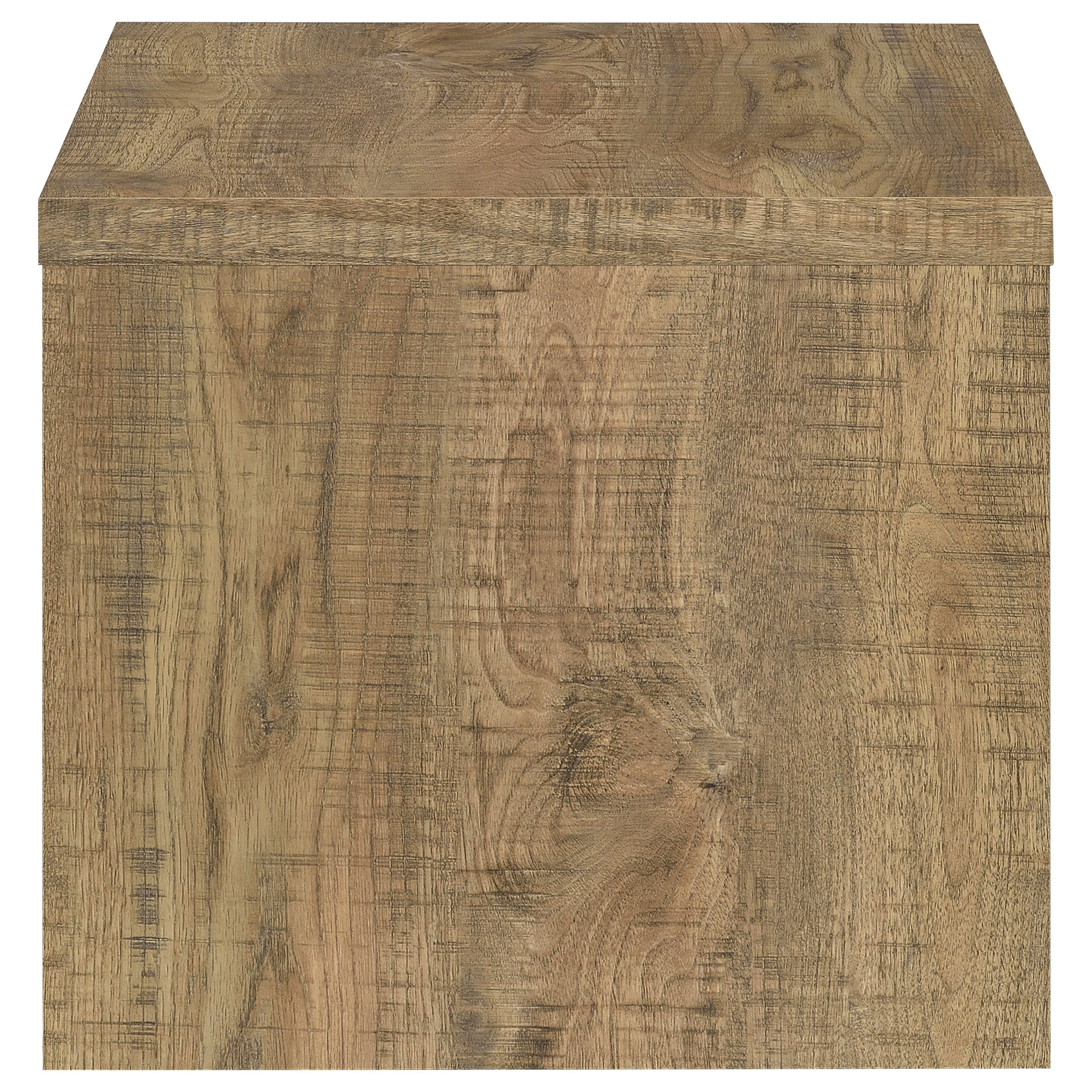 Lynette Square Engineered Wood End Table Mango — view 4