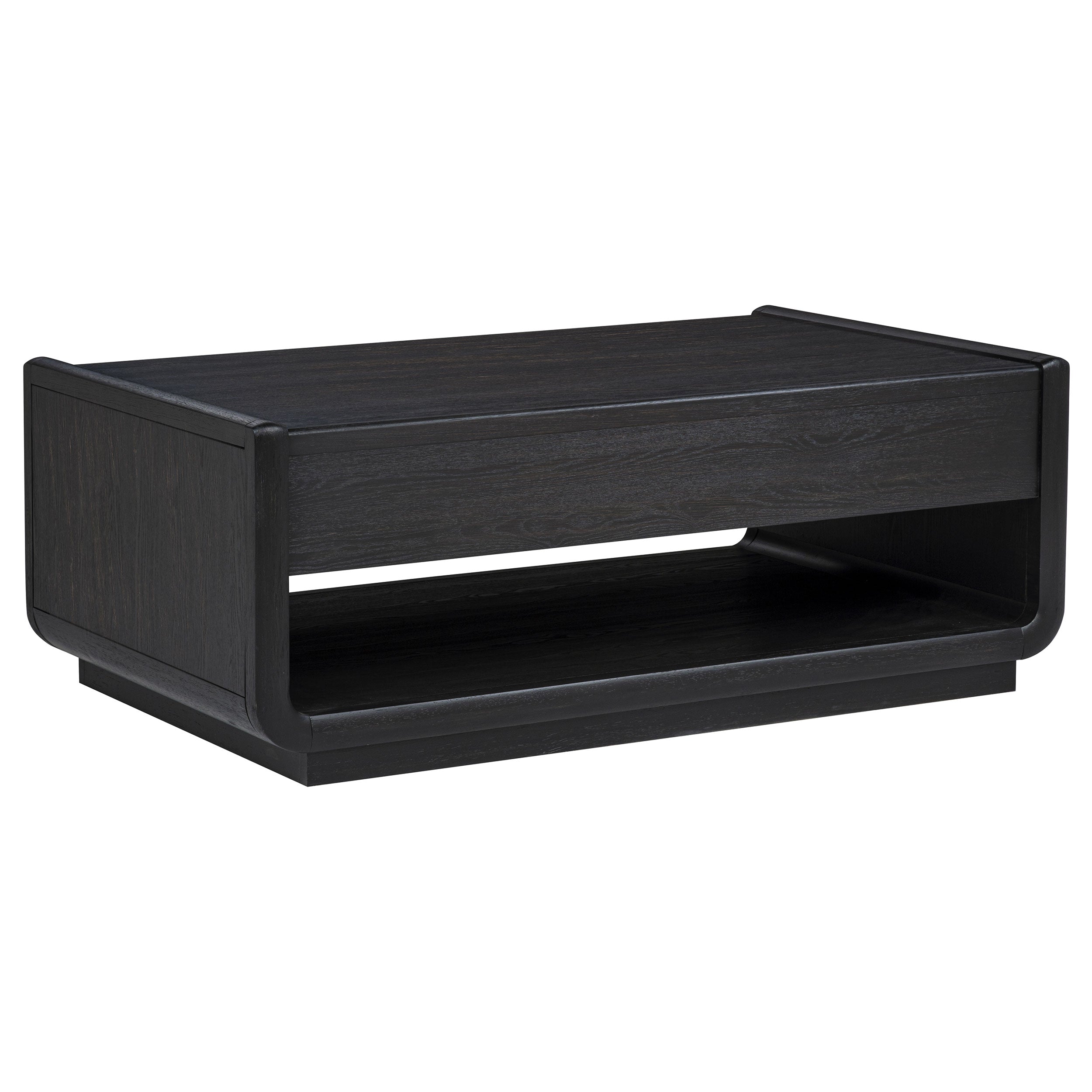 Leandro 2-piece Wood Coffee and End Table Set Burnished Black — view 11