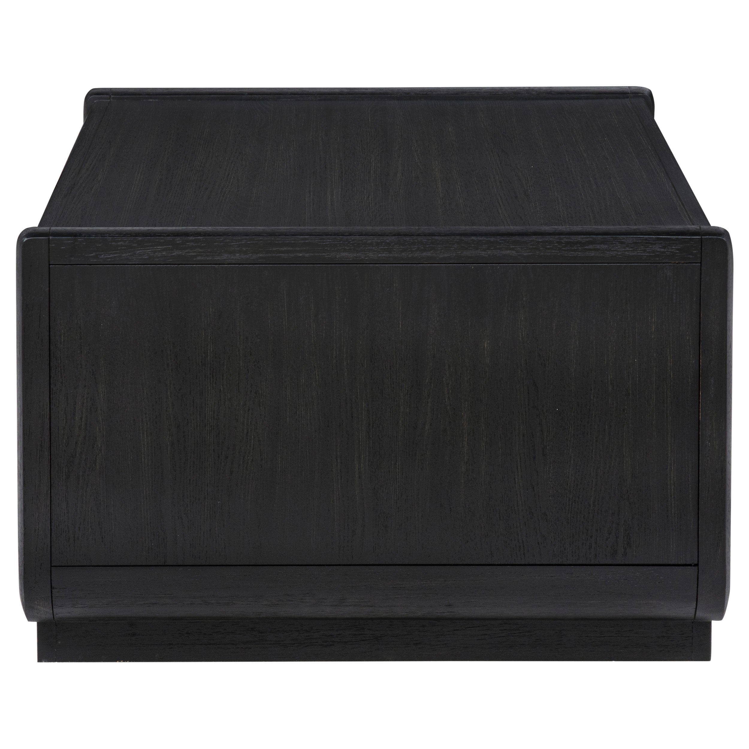 Leandro 2-drawer Wood Cocktail Coffee Table Burnished Black — view 6