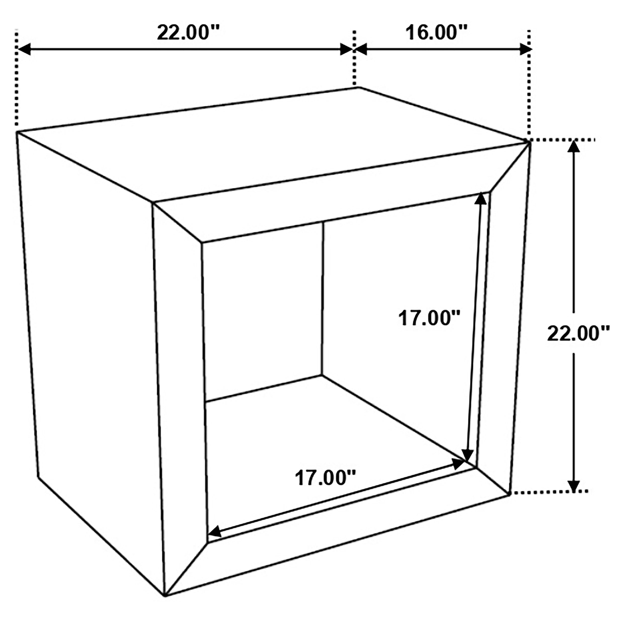 Benton Rectangular Solid Wood End Table Natural — view 7