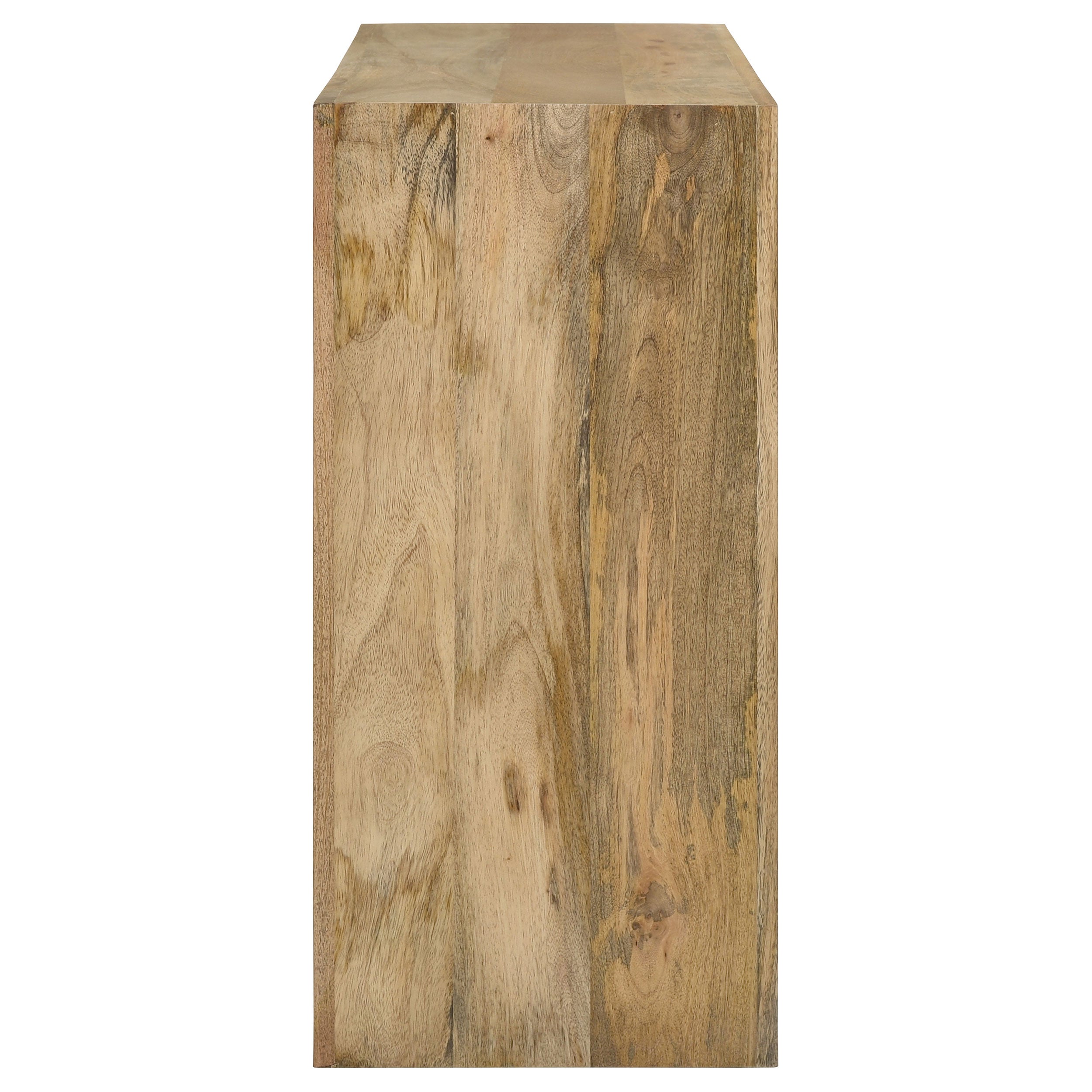 Benton Rectangular Solid Wood Sofa Console Table Natural — view 4