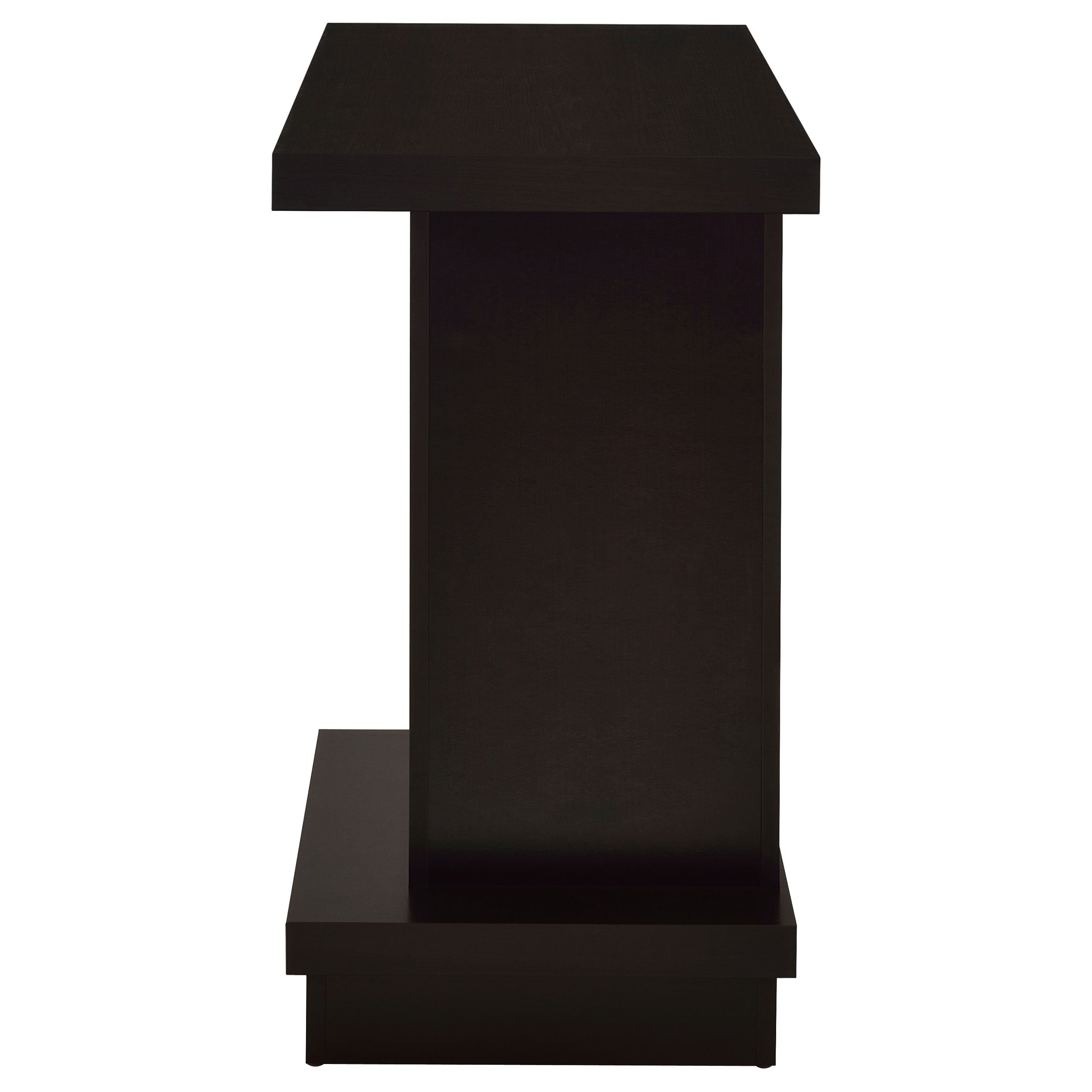 Reston Engineered Wood Pedestal Console Table Cappuccino — view 4