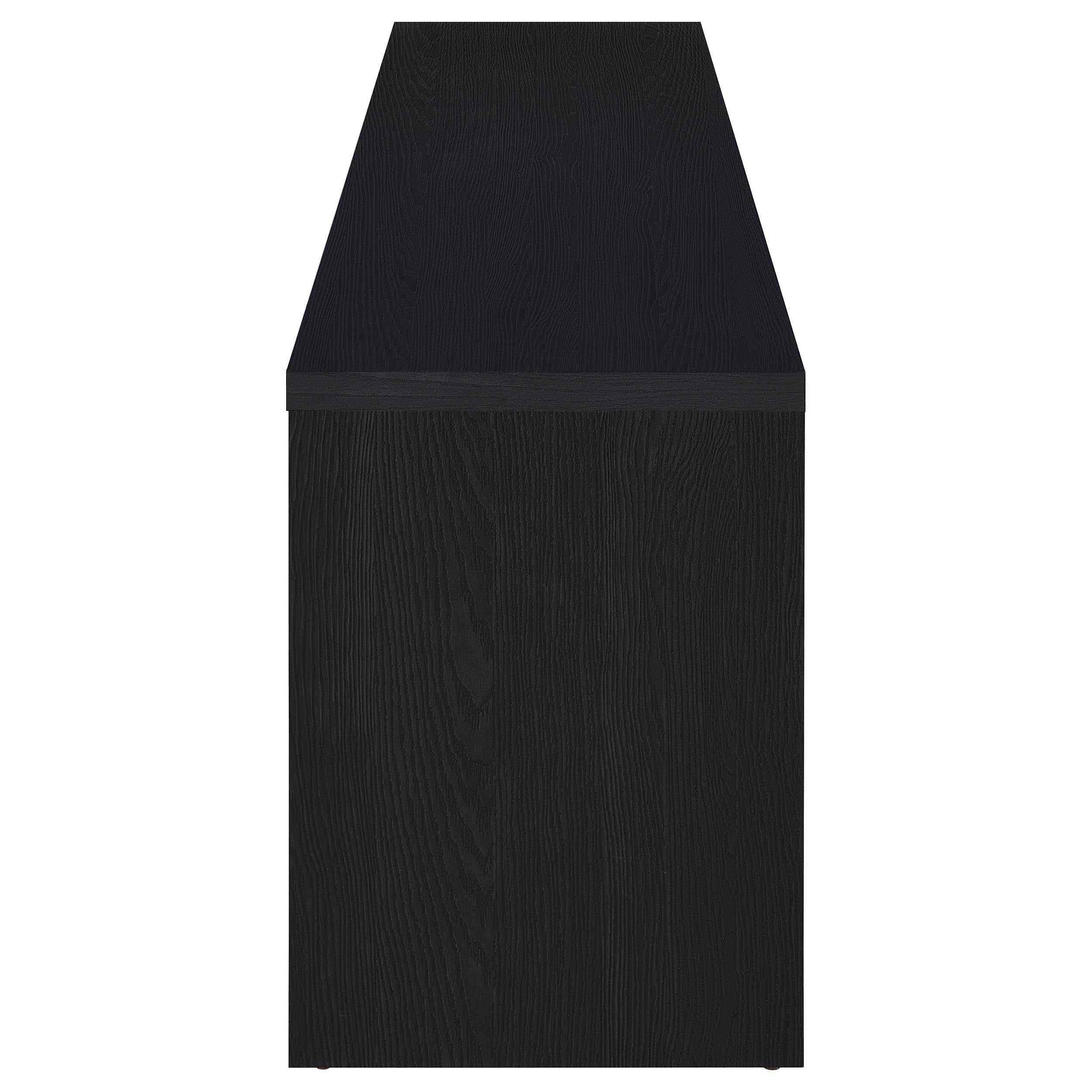 Rutland 78-inch 3-drawer TV Stand Media Console Black — view 6