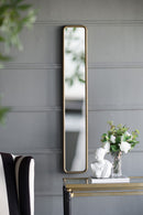 Full Length Mirror With AntiqueMetal Frame, Long Mirror For Hallway Living Room Bedroom Bathroom - Gold