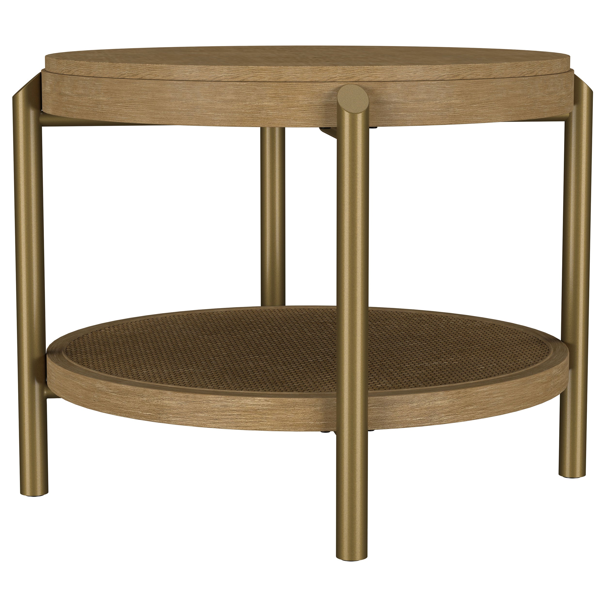 Arini 2-piece Round Coffee and End Table Set Sand Wash — view 5