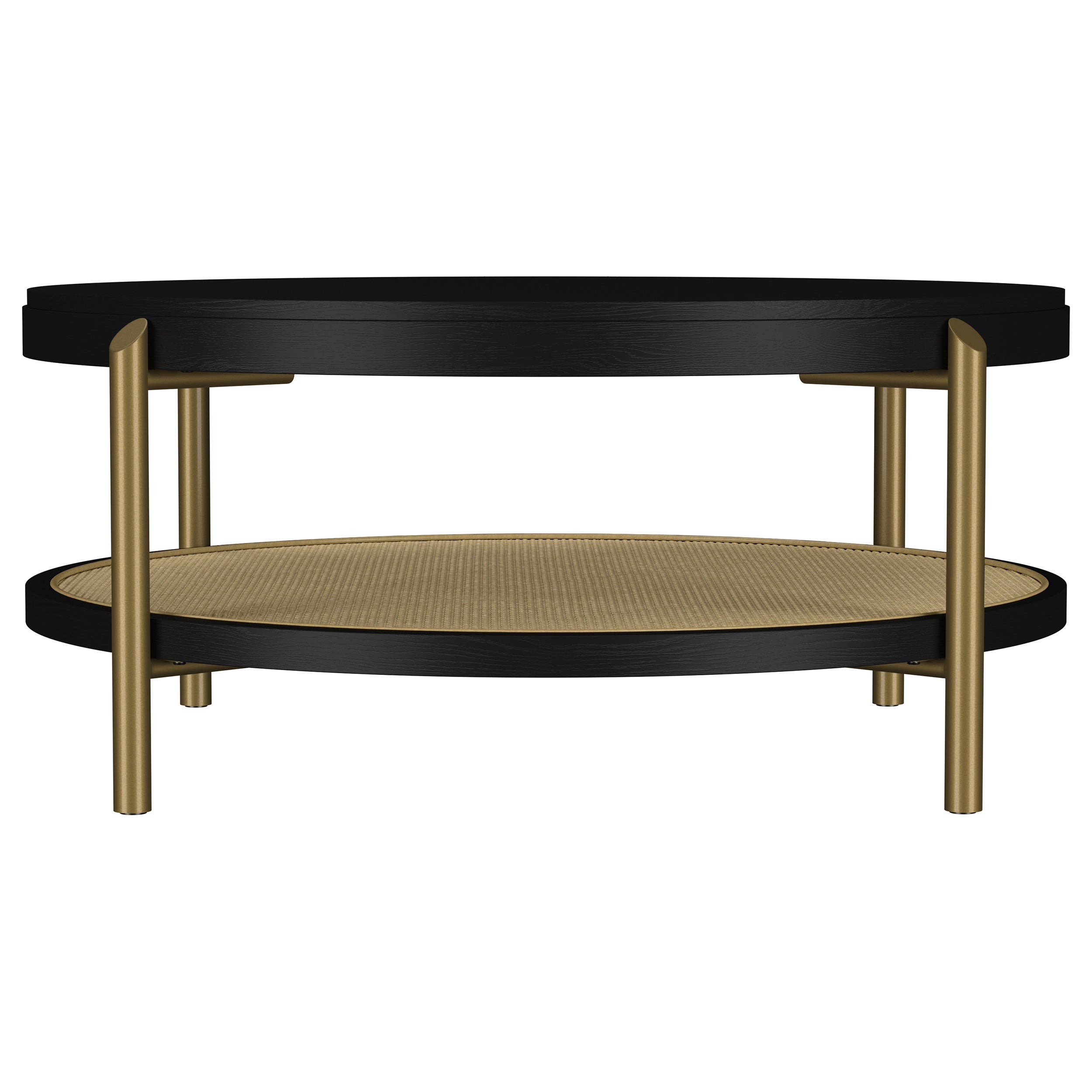 Arini 2-piece Round Coffee and End Table Set Black — view 7