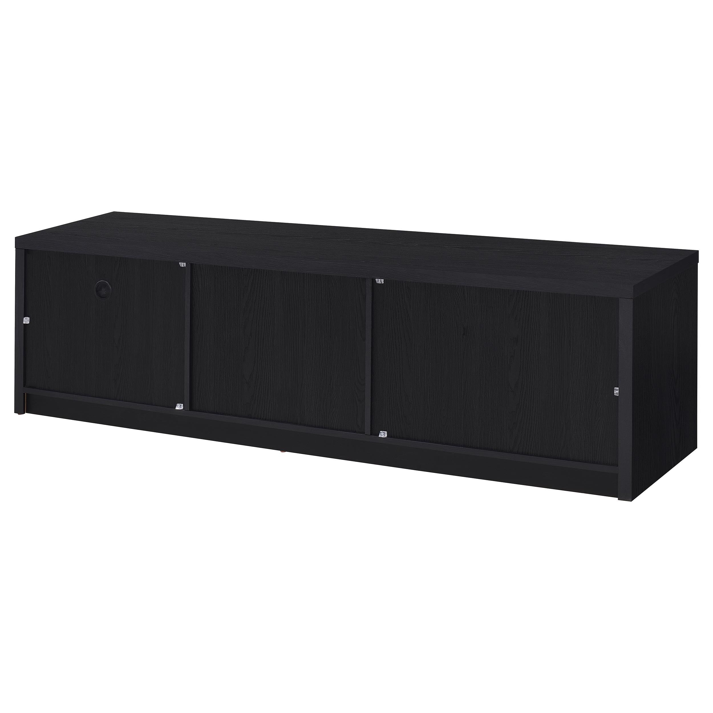 Murray 70-inch 2-door TV Stand Media Console Black — view 8