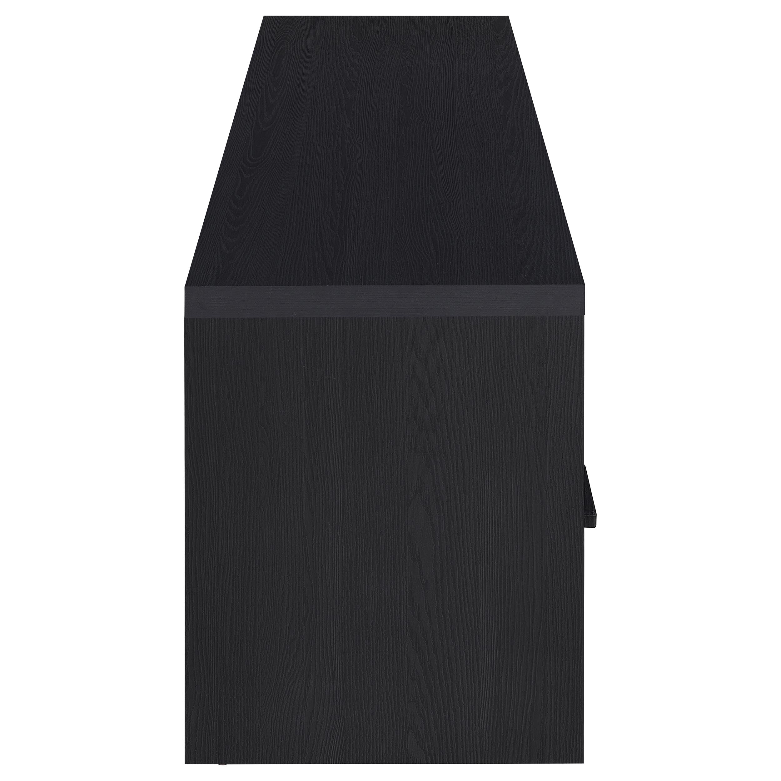 Murray 70-inch 2-door TV Stand Media Console Black — view 9