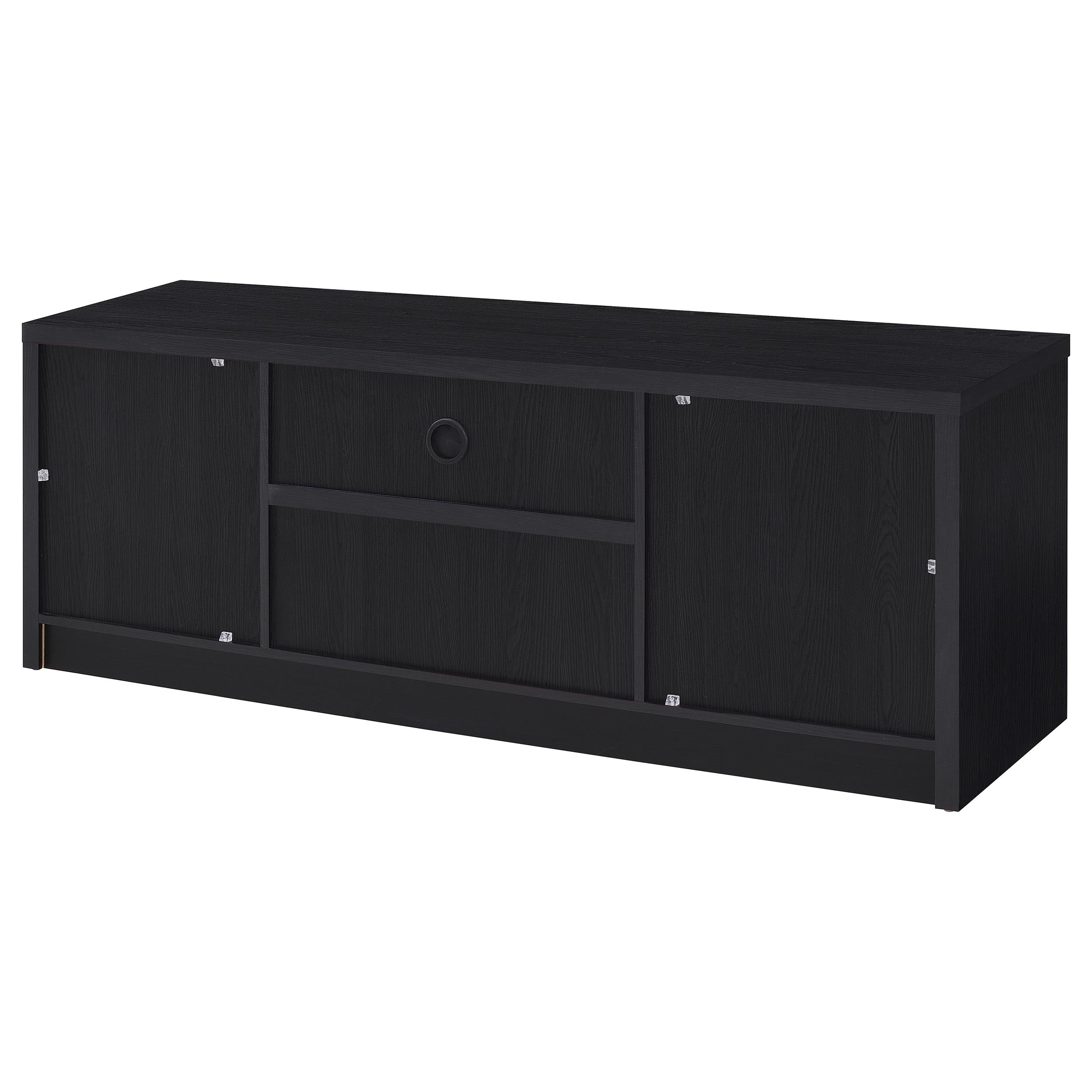 Winfield 60-inch 2-door TV Stand Media Console Black — view 8