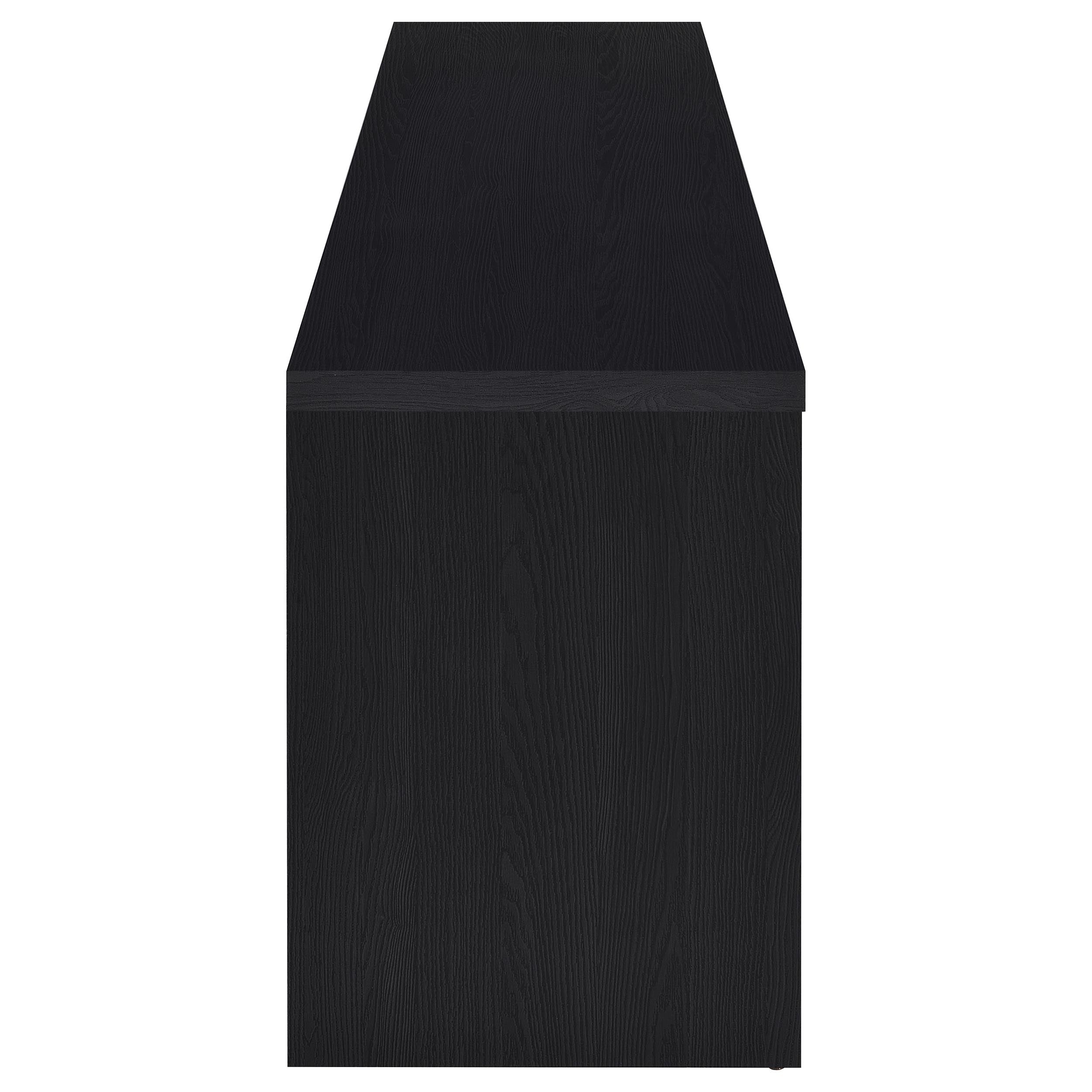 Winfield 60-inch 2-door TV Stand Media Console Black — view 9