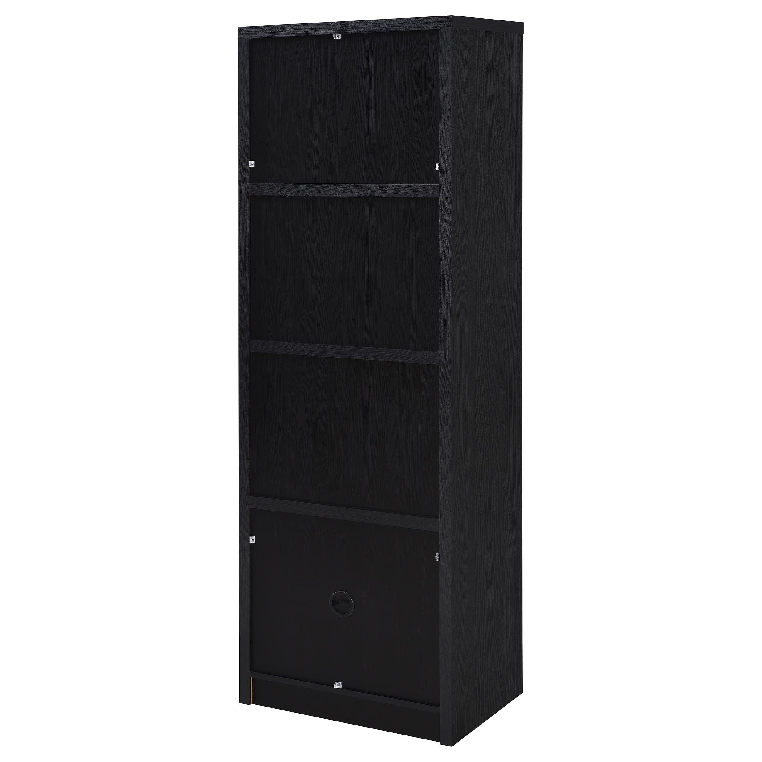 Winfield 3-shelf Media Tower Entertainment Pier Black — view 8