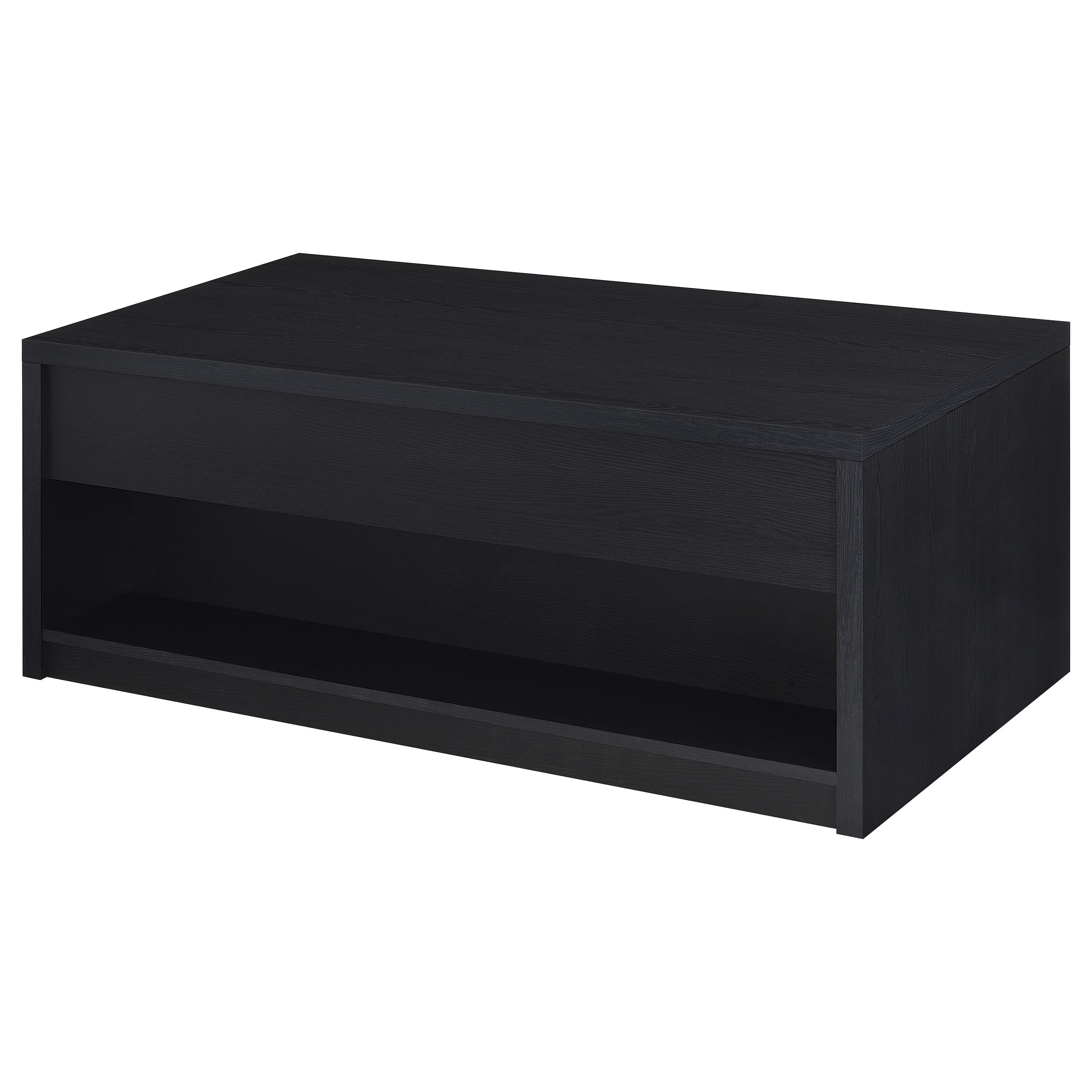 Knapp 2-piece Lift Top Coffee Table Set Black — view 14