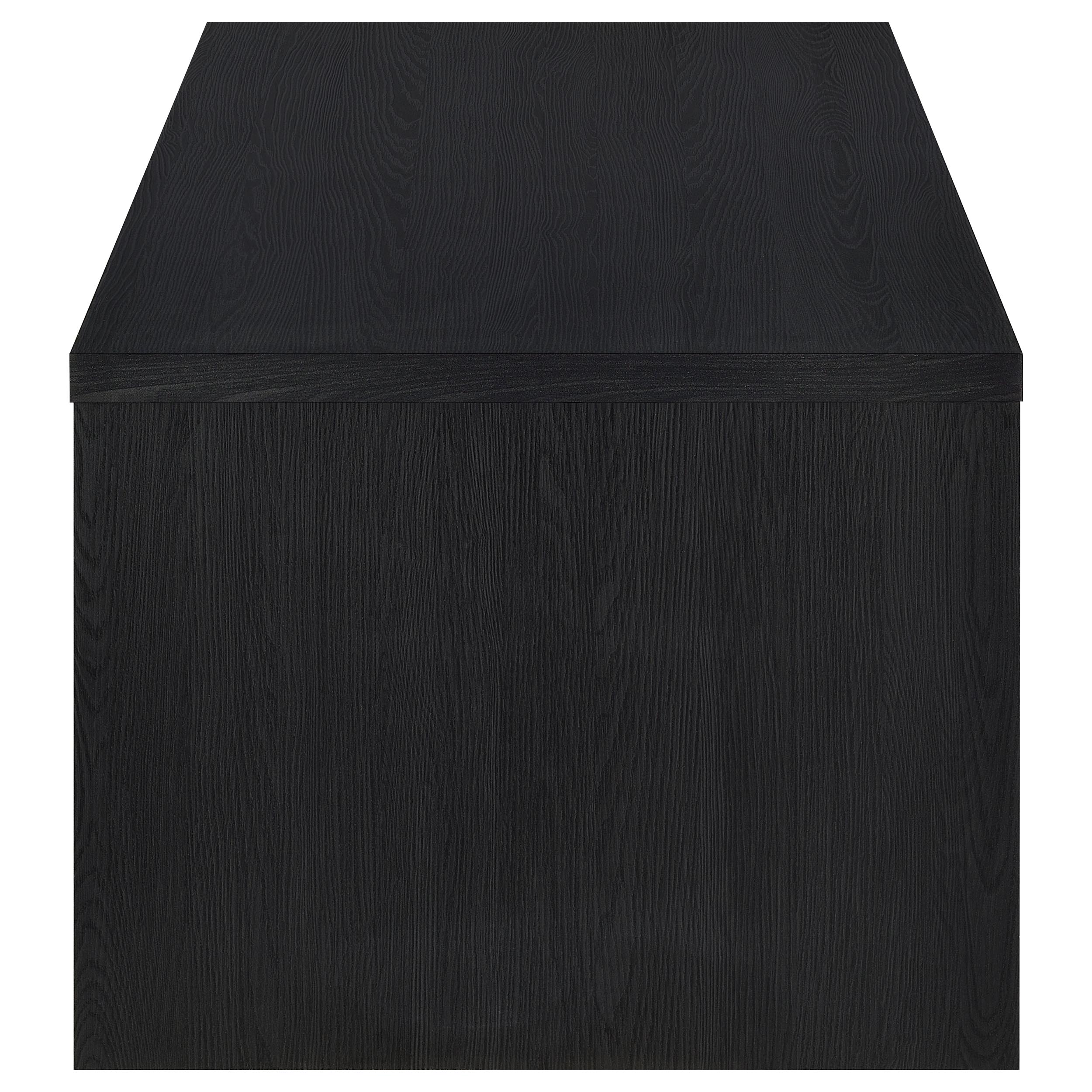 Knapp Lift Top Cocktail Coffee Table with Dual Drawers Black — view 7
