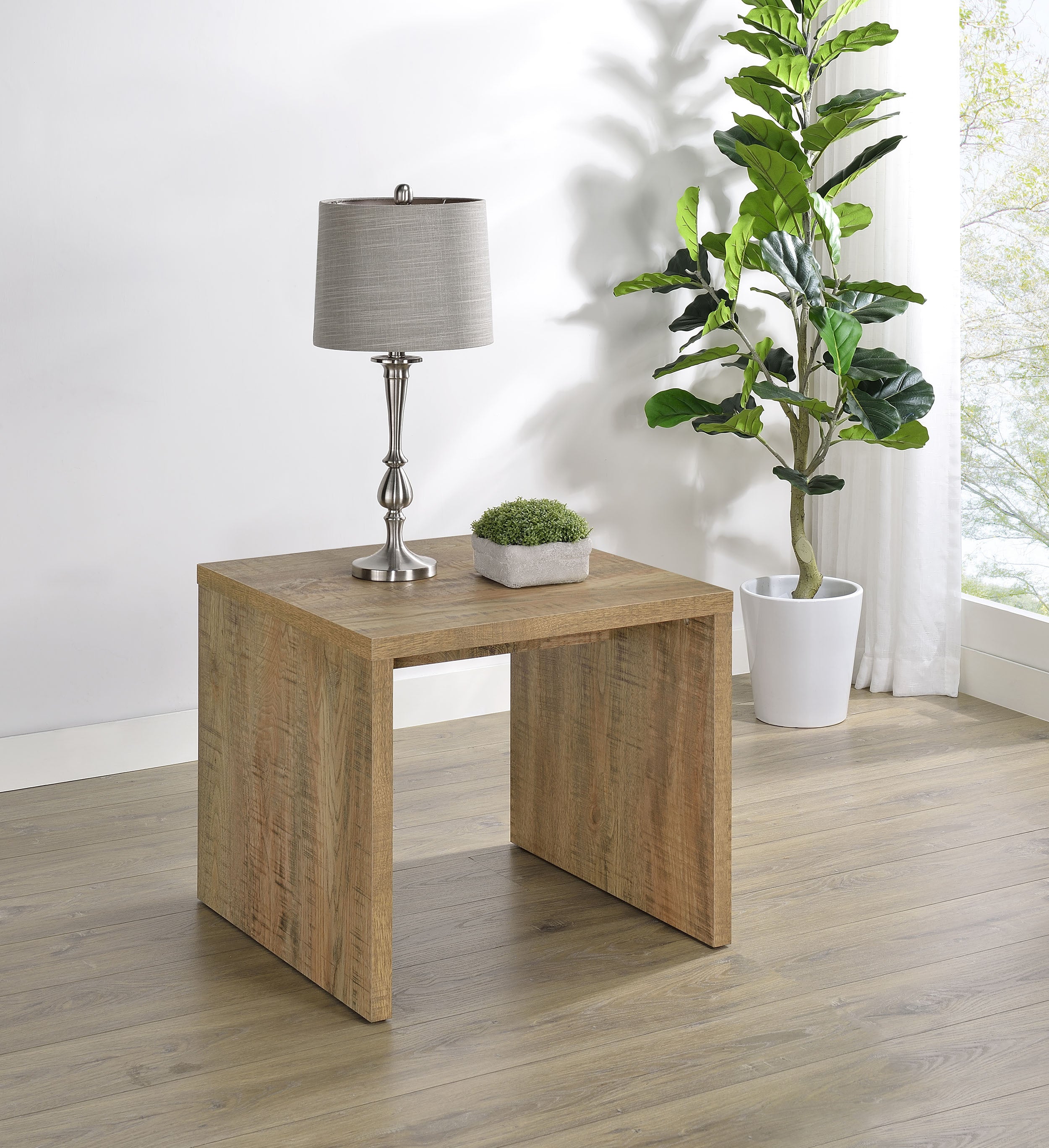 Canoga Engineered Wood Accent Side End Table Mango — view 2