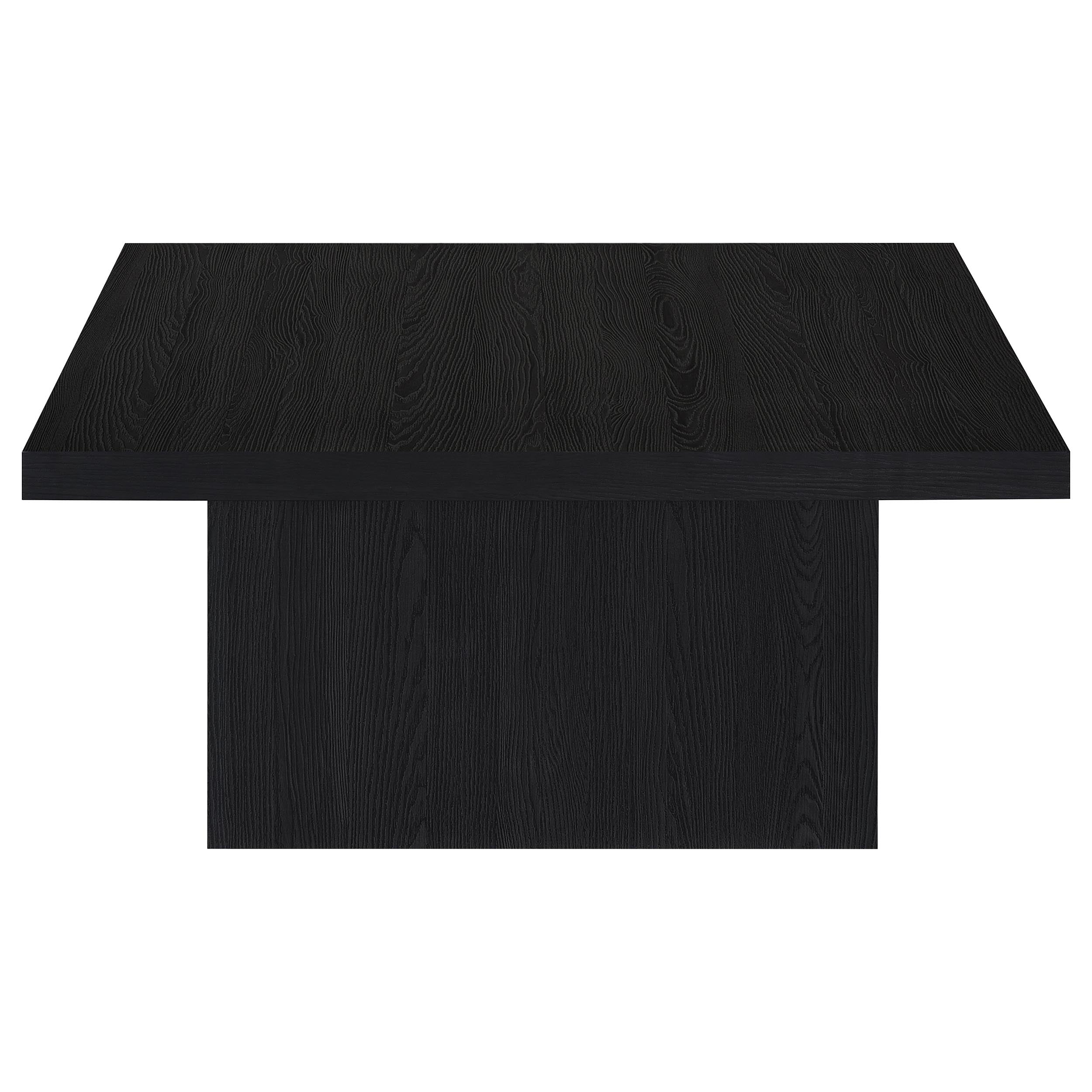 Devar Square Engineered Wood Cocktail Coffee Table Black — view 6
