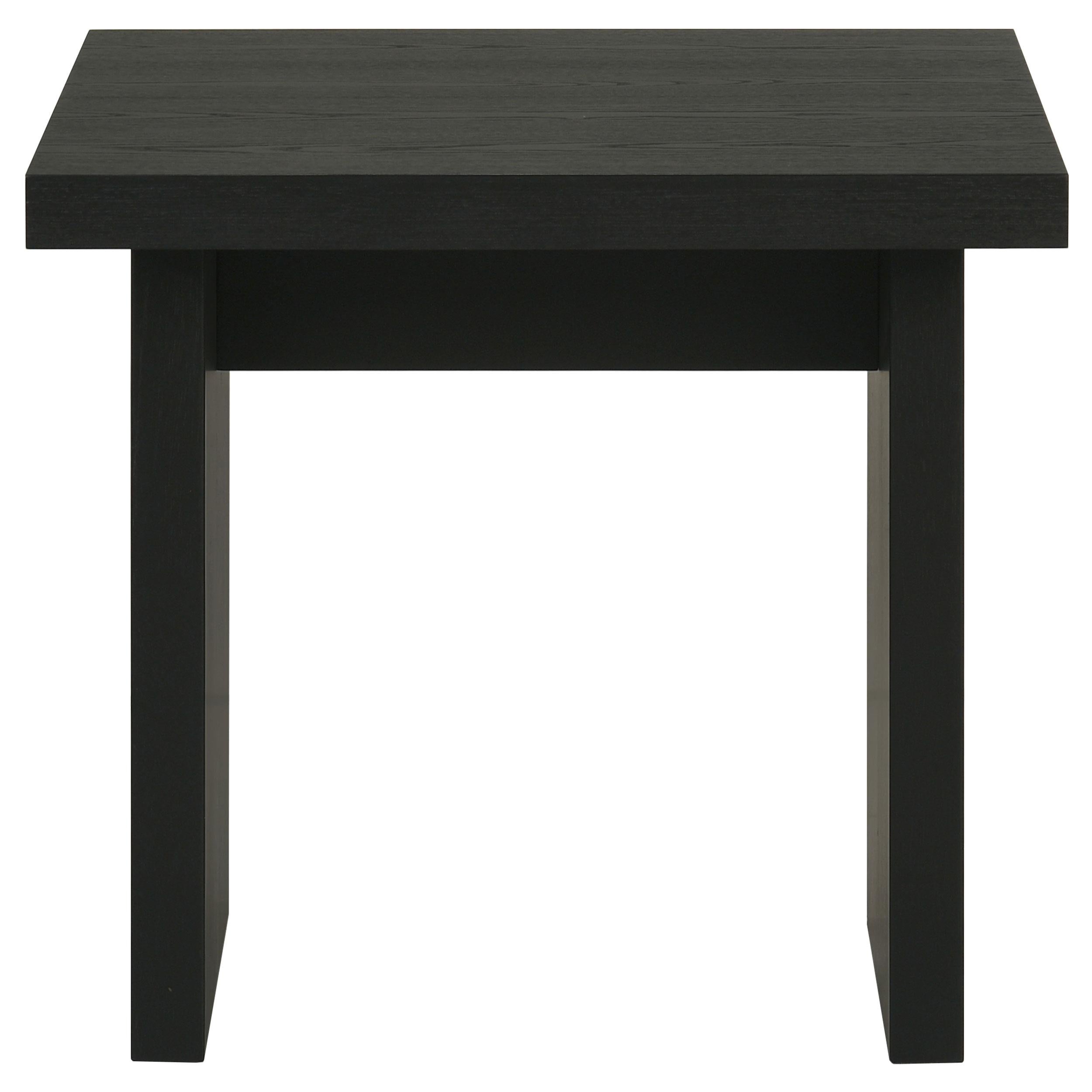 Decker Square Occasional Side End Table Black — view 2