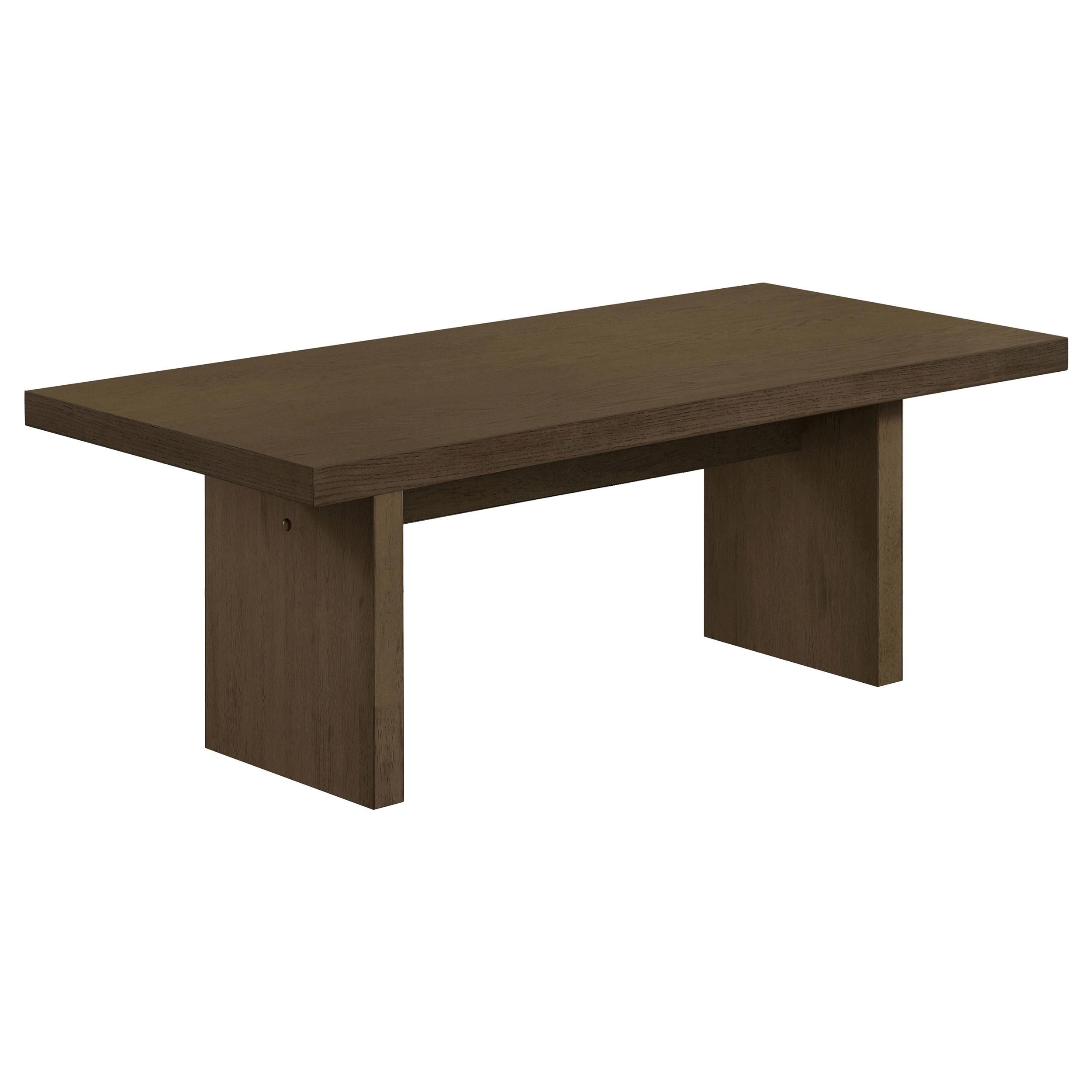 Decker 47-Inch Rectangular Cocktail Coffee Table Walnut — view 1