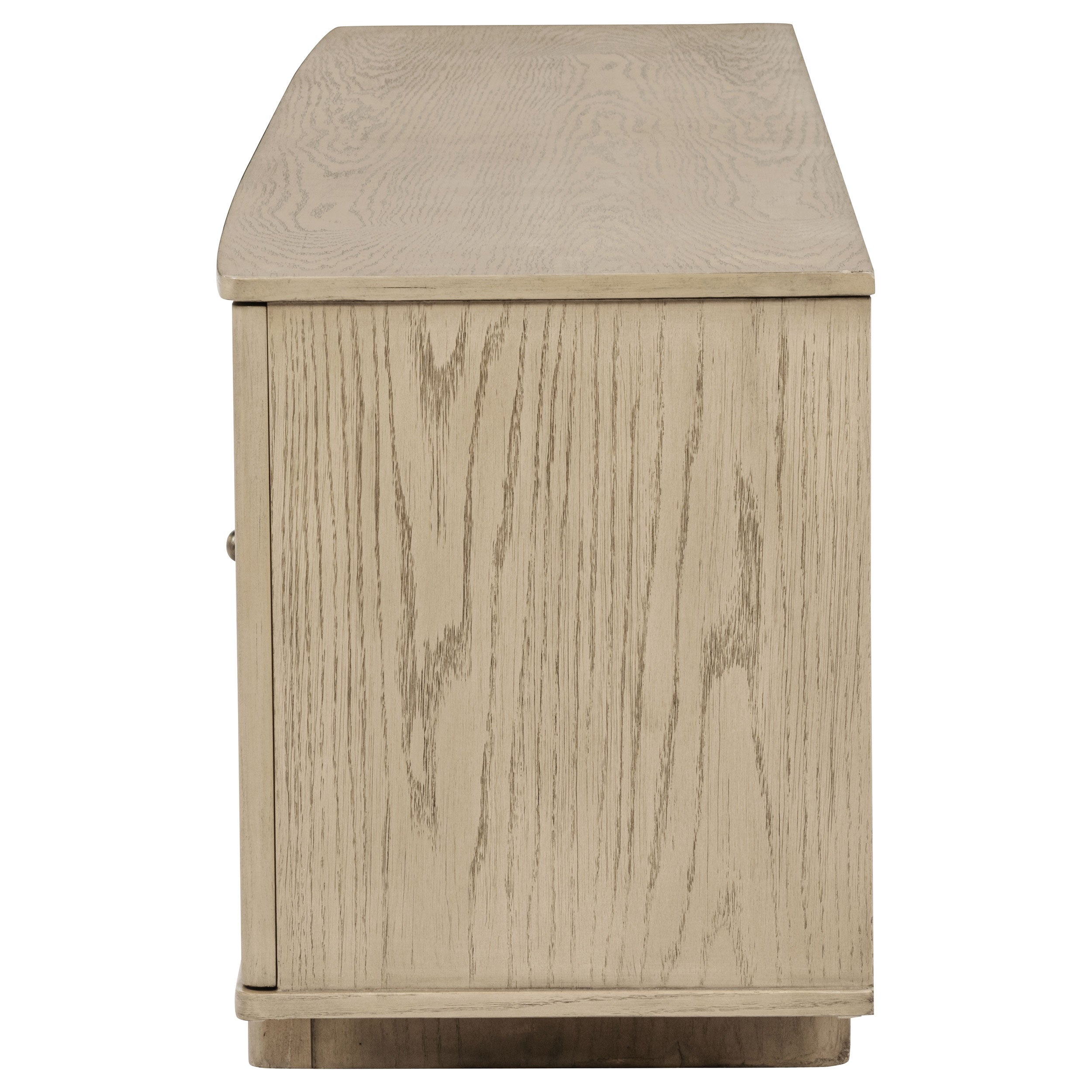 Kailani 79-inch 4-door Cane TV Stand Media Console Beige Oak — view 6