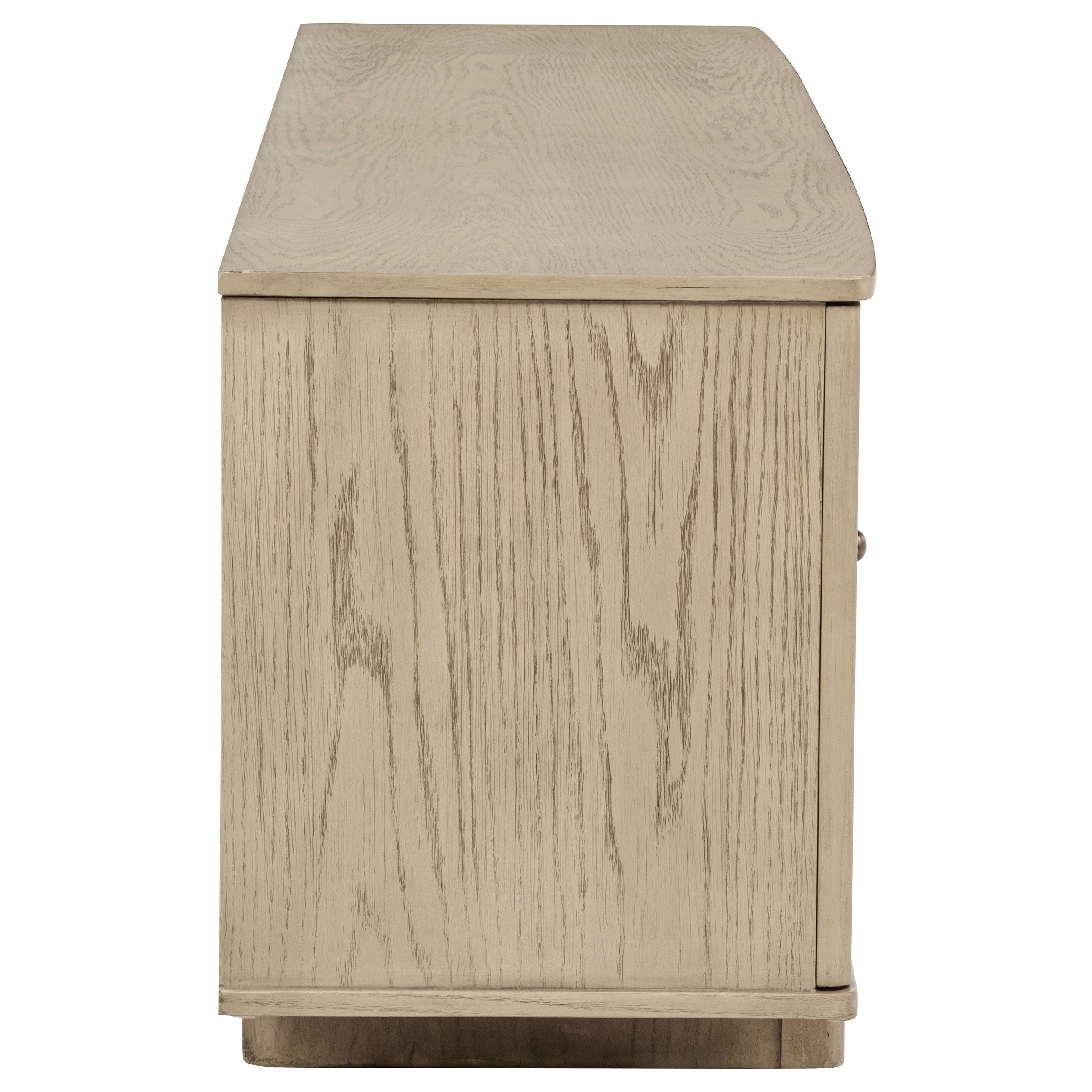 Kailani 79-inch 4-door Cane TV Stand Media Console Beige Oak — view 8