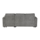 Convertible L Shaped Sofa Couch With Storage, Cup Holders, USB Ports