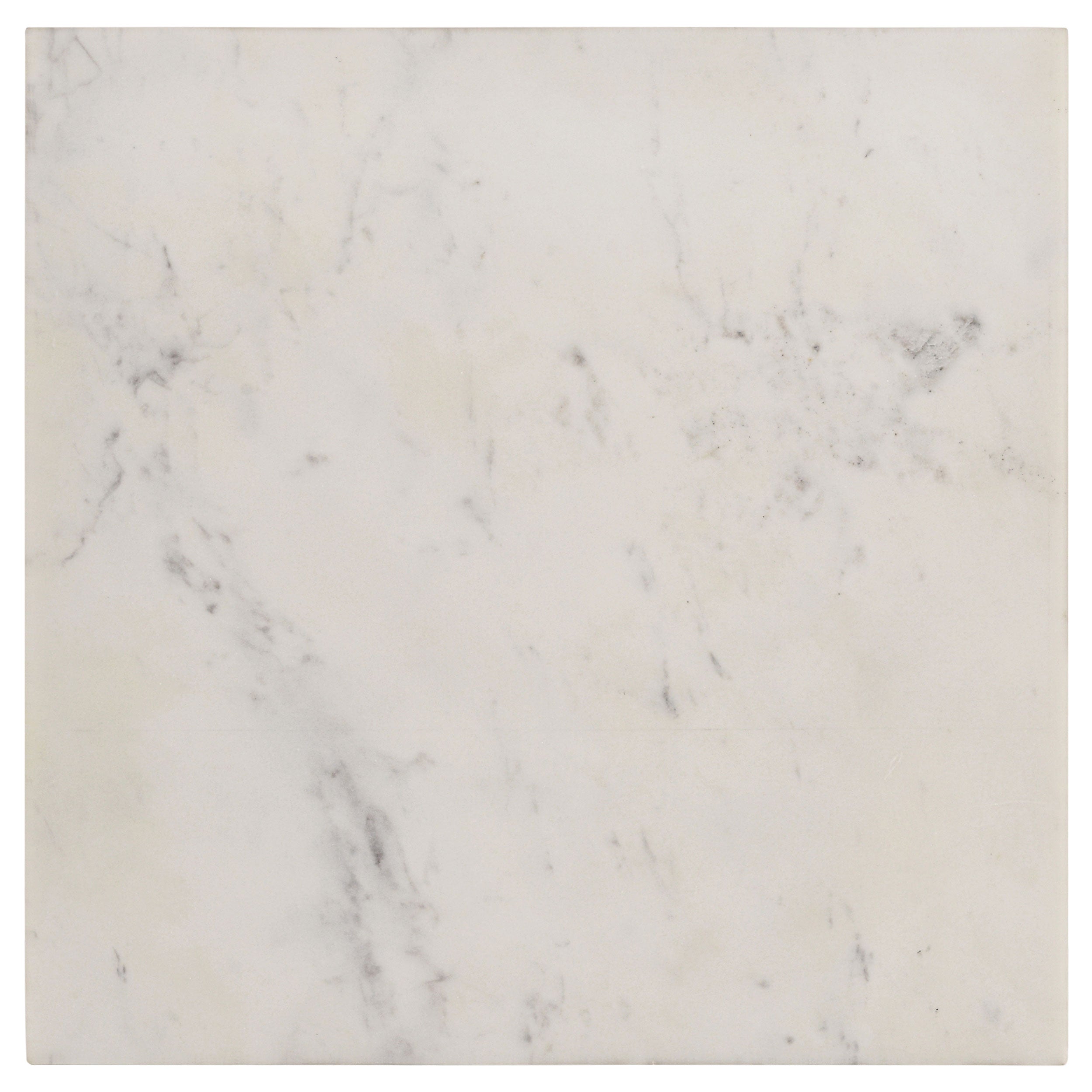 Tobin Square Marble Top End Table White and Black — view 4