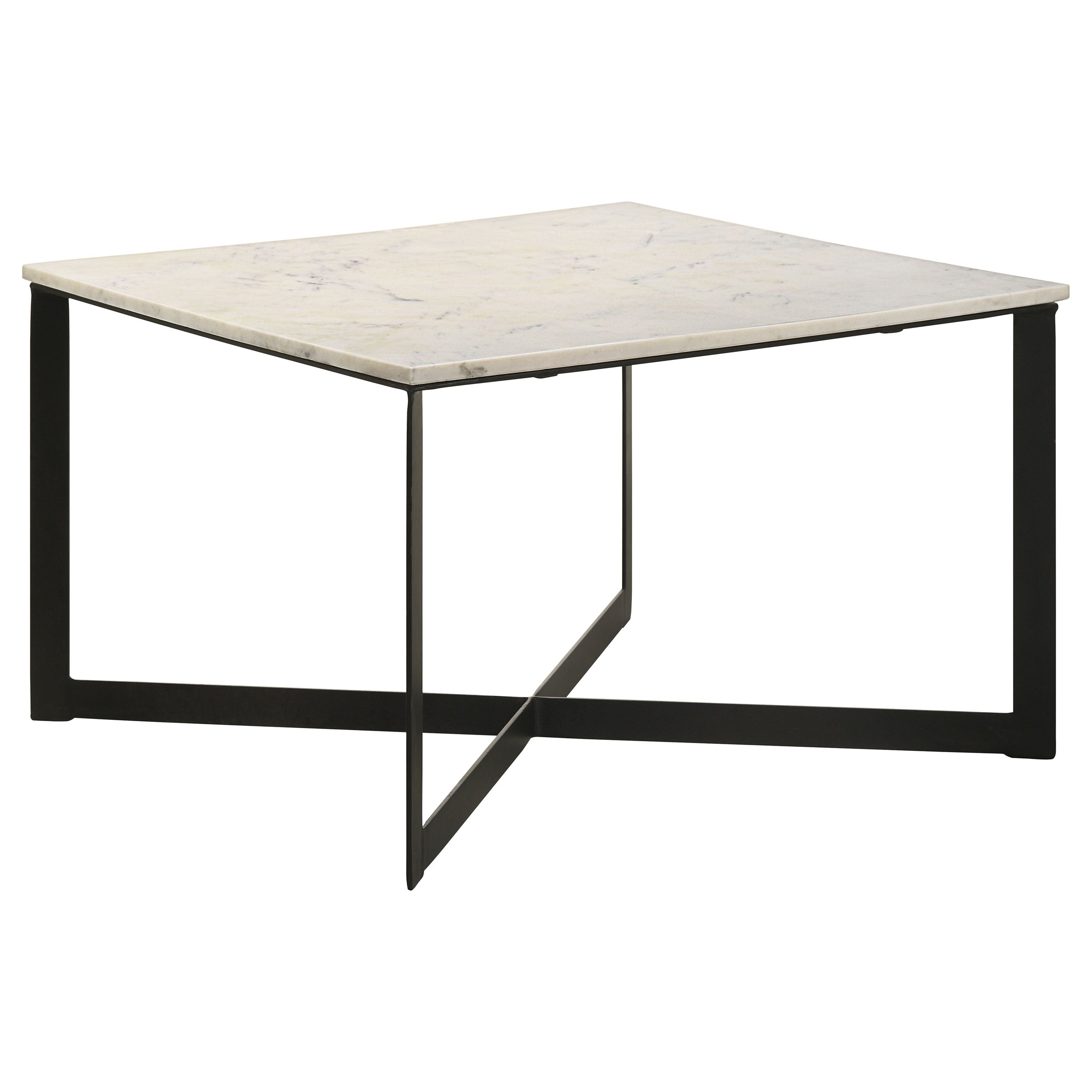 Tobin 3-piece Marble Top Coffee and End Table Set White — view 5