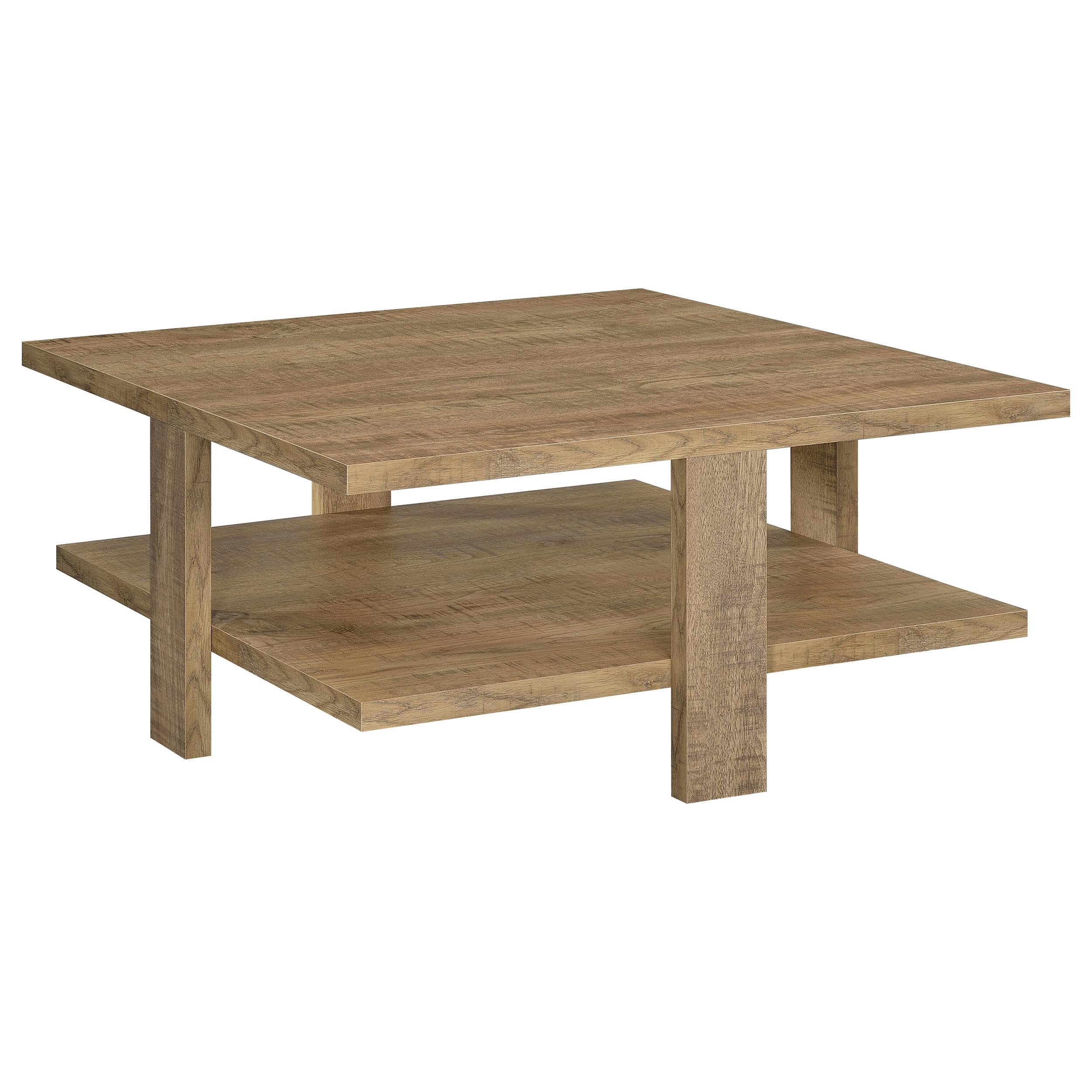 Dawn 2-piece Round Coffee and End Table Set Mango Brown — view 6