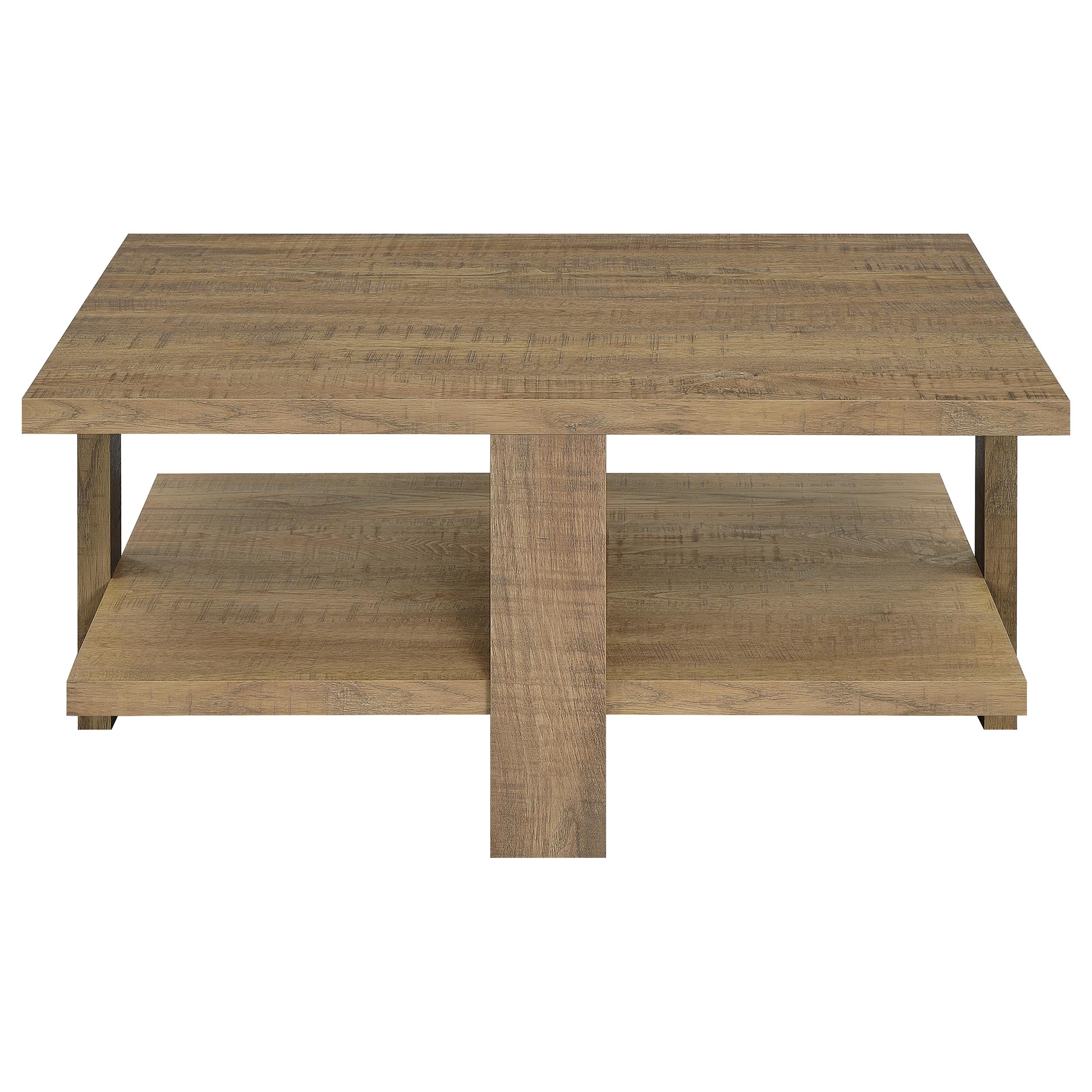 Dawn 2-piece Round Coffee and End Table Set Mango Brown — view 7
