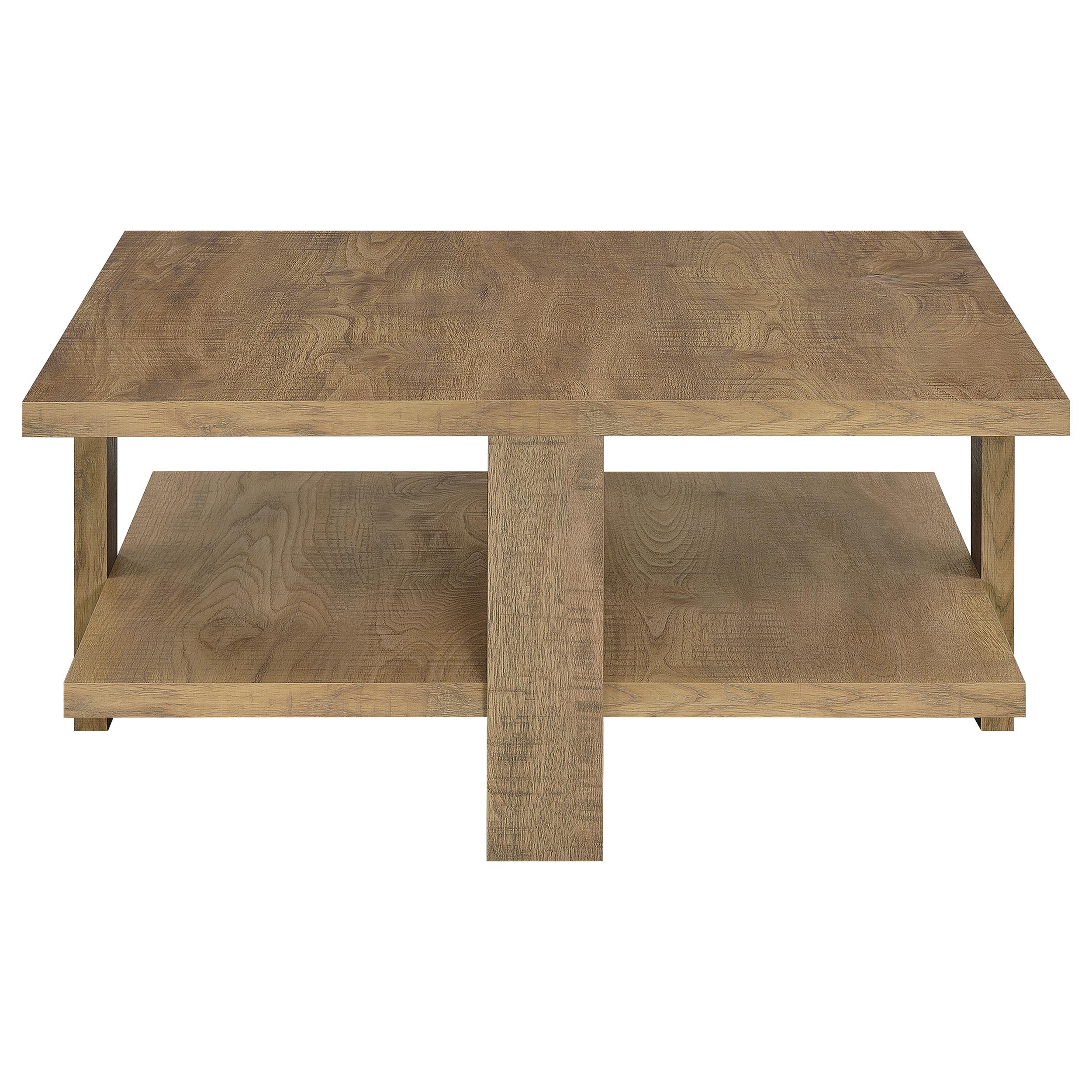 Dawn 2-piece Round Coffee and End Table Set Mango Brown — view 8